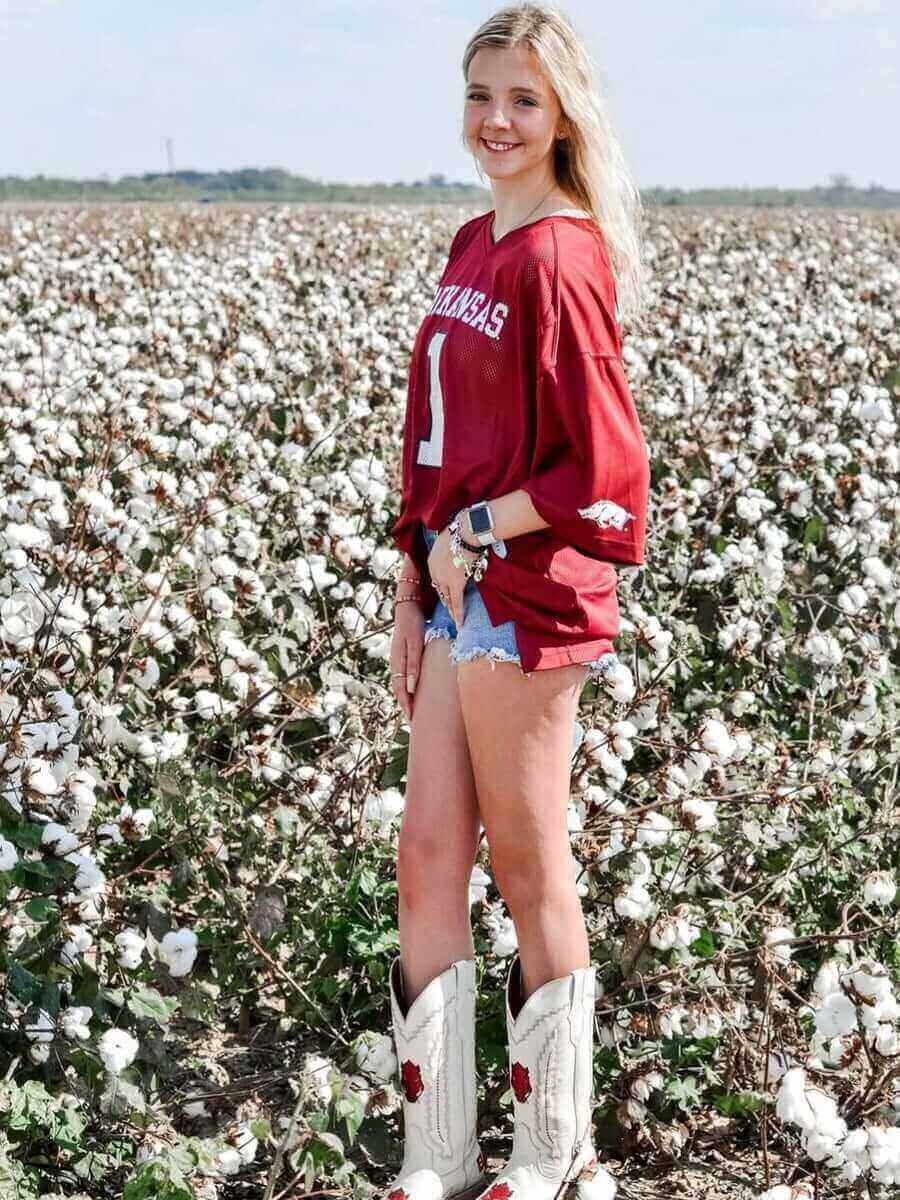 University of Arkansas Naomi Cowgirl Boots