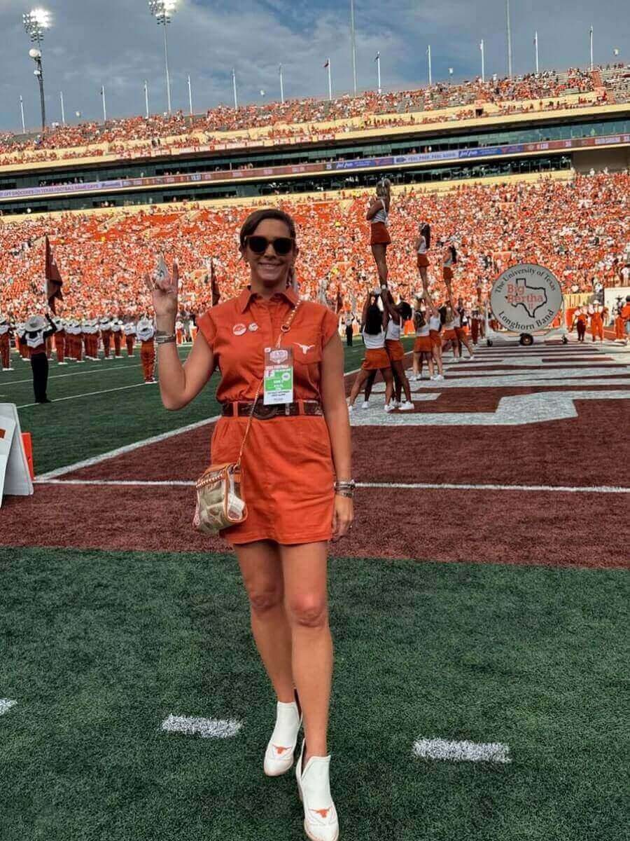 Women's University of Texas White Cowgirl Booties Natalie by Vaccari University