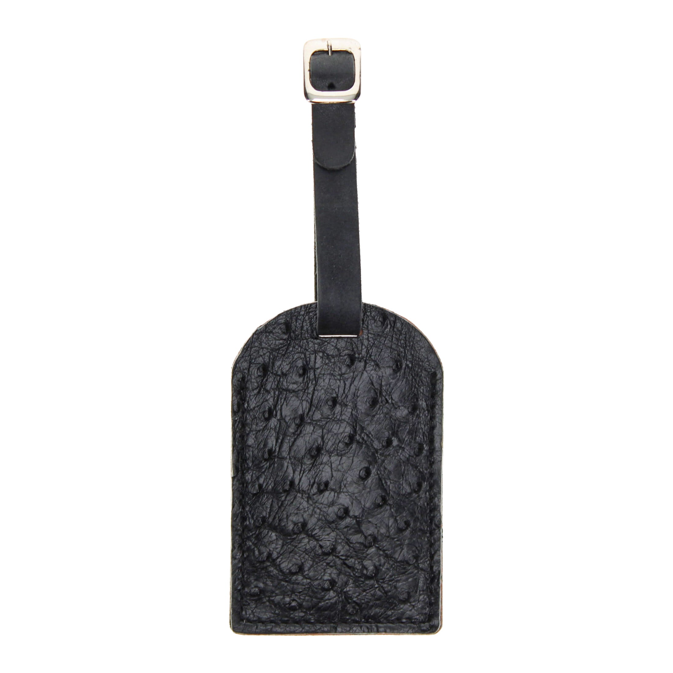 Full Quill Ostrich Luggage Tag