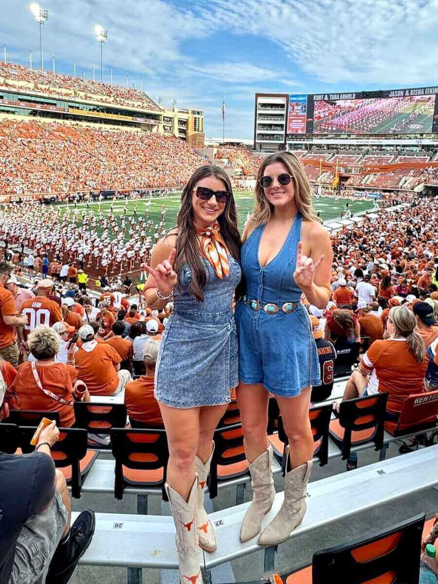 Women's University of Texas Bone Cowgirl Boots Naomi by Vaccari University