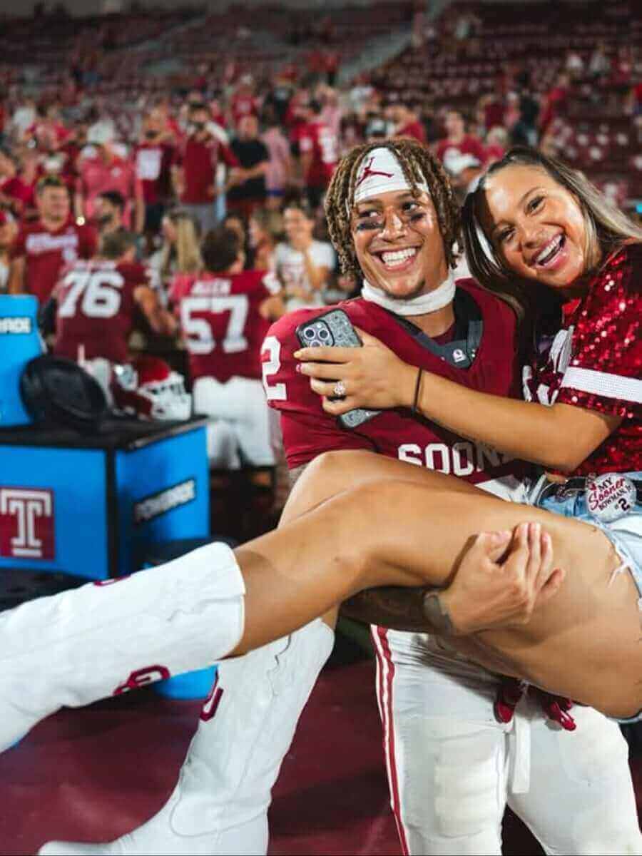 Women's University of Oklahoma White Cowgirl Boots Leighton by Vaccari University