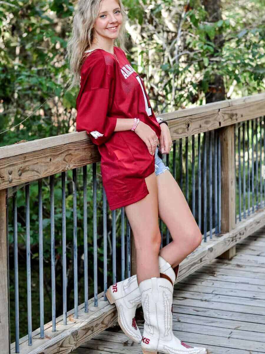 University of Arkansas Naomi Cowgirl Boots