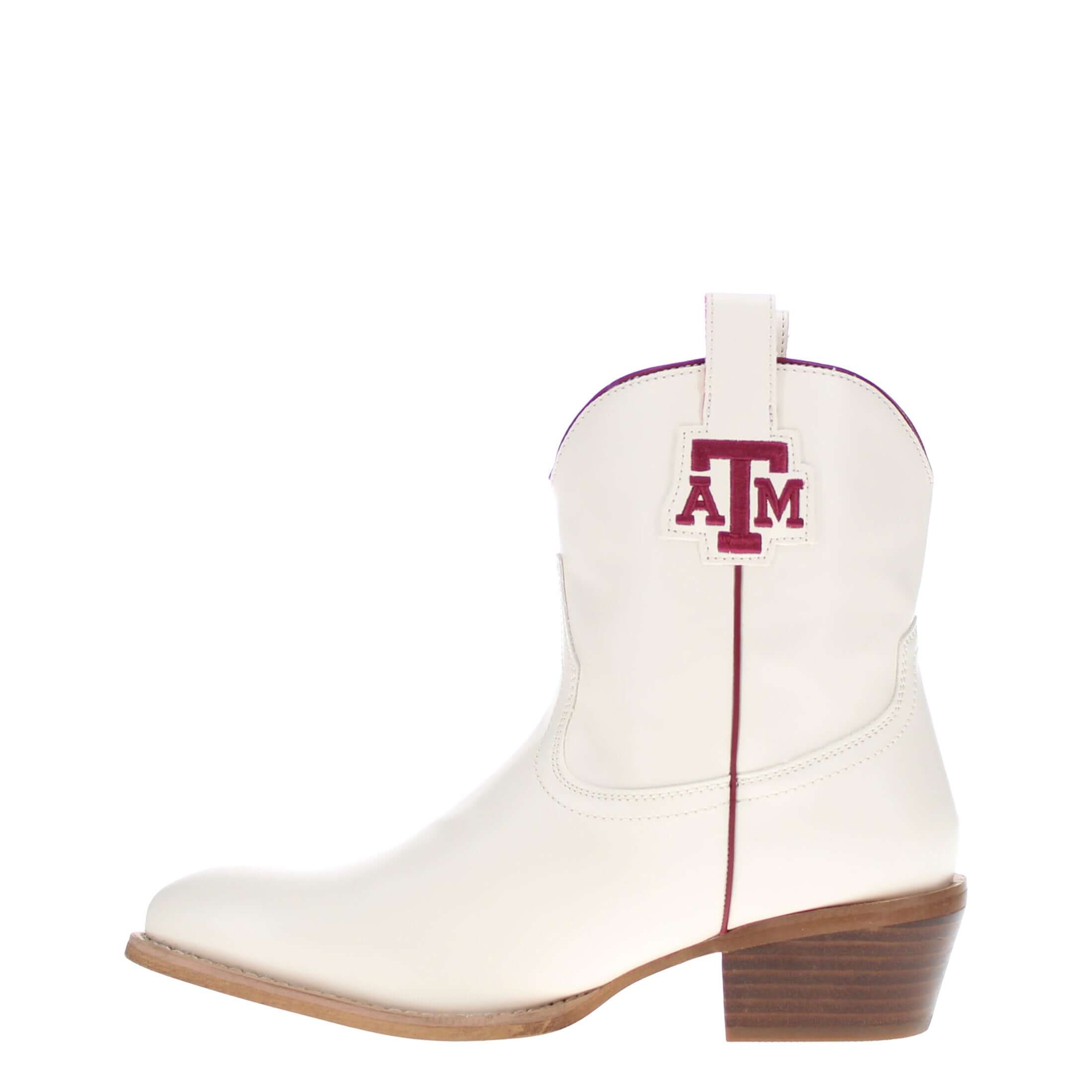 Women's Texas A&M University Bone Fringe Bootie Lucy By V By Vaccari