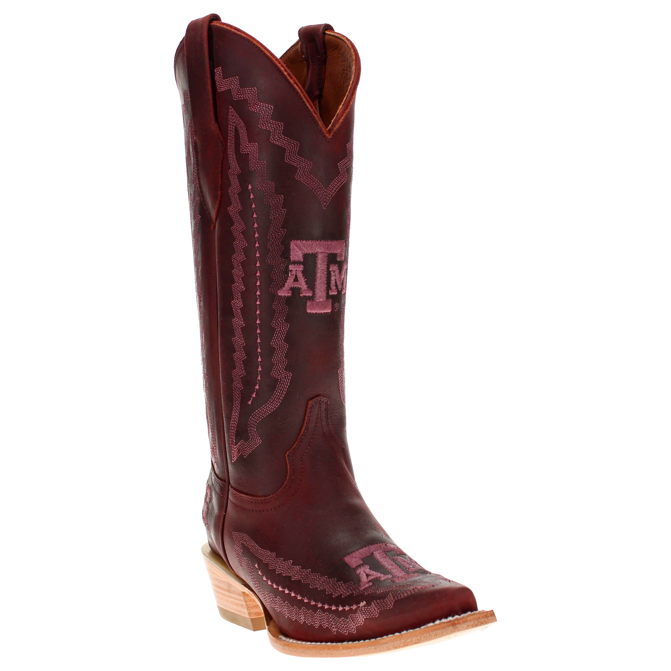 Women's Maroon Texas A&M Cowgirl Boots Naomi by Vaccari