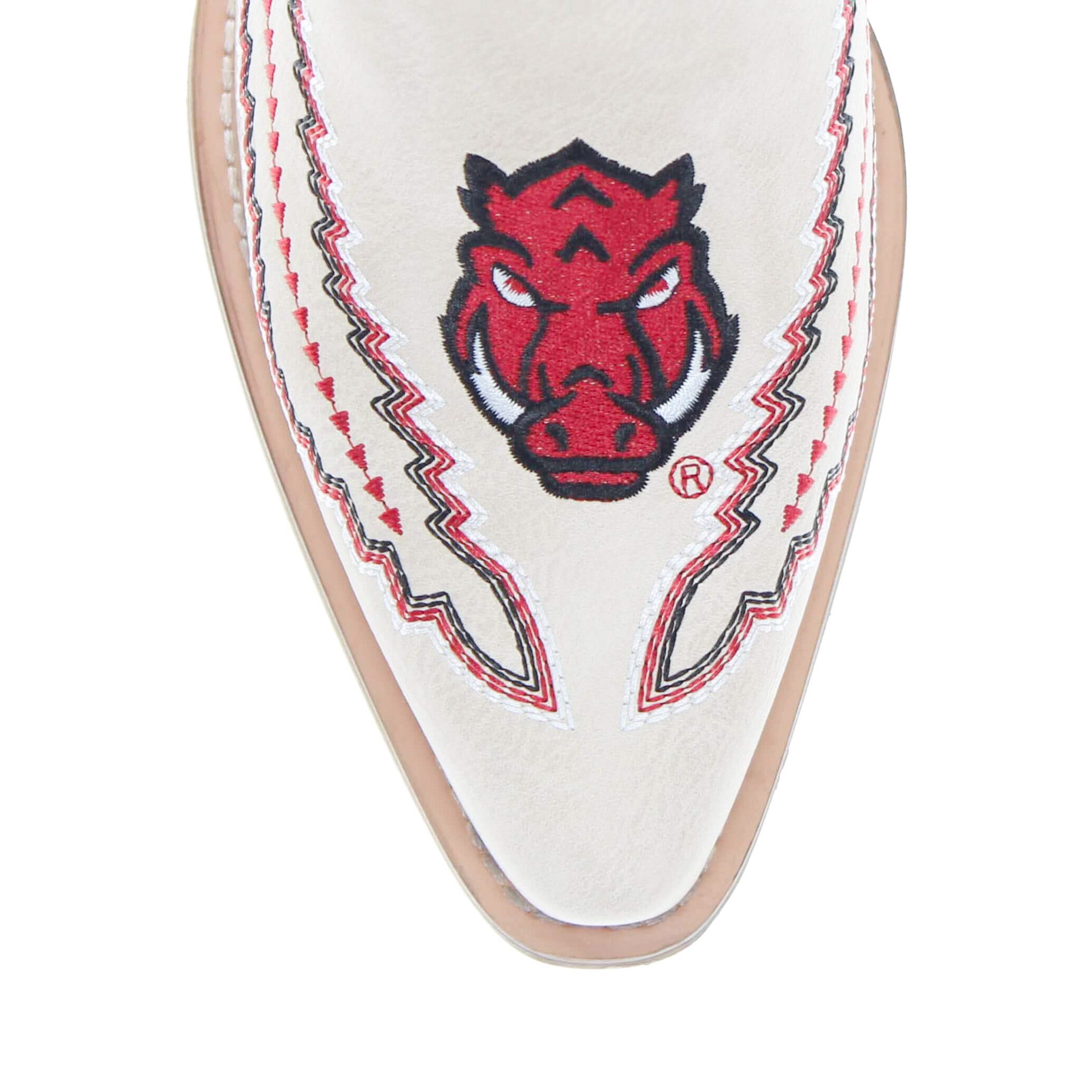 University of Arkansas Mimi Short Bone Boot By V By Vaccari