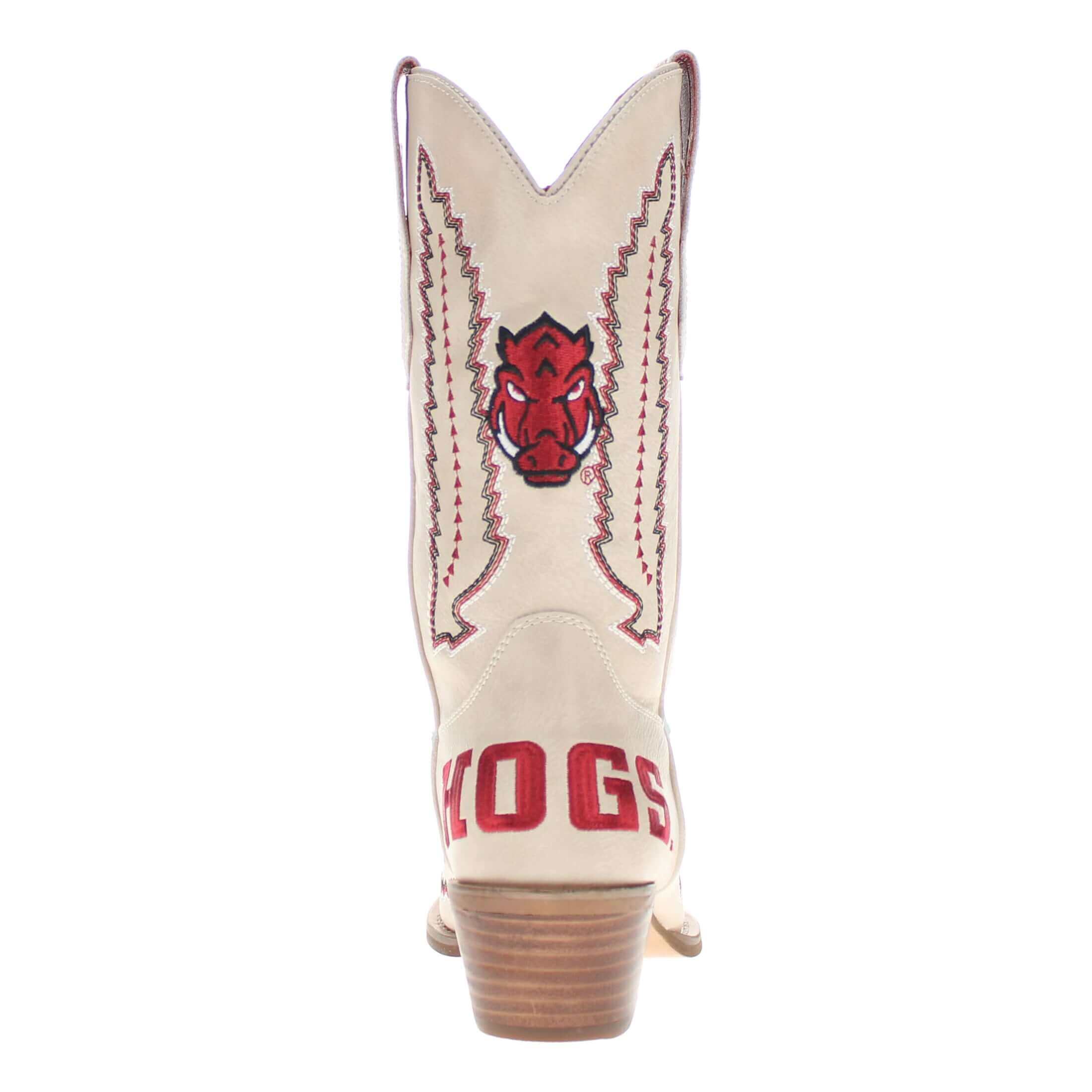 University of Arkansas Mimi Short Bone Boot By V By Vaccari