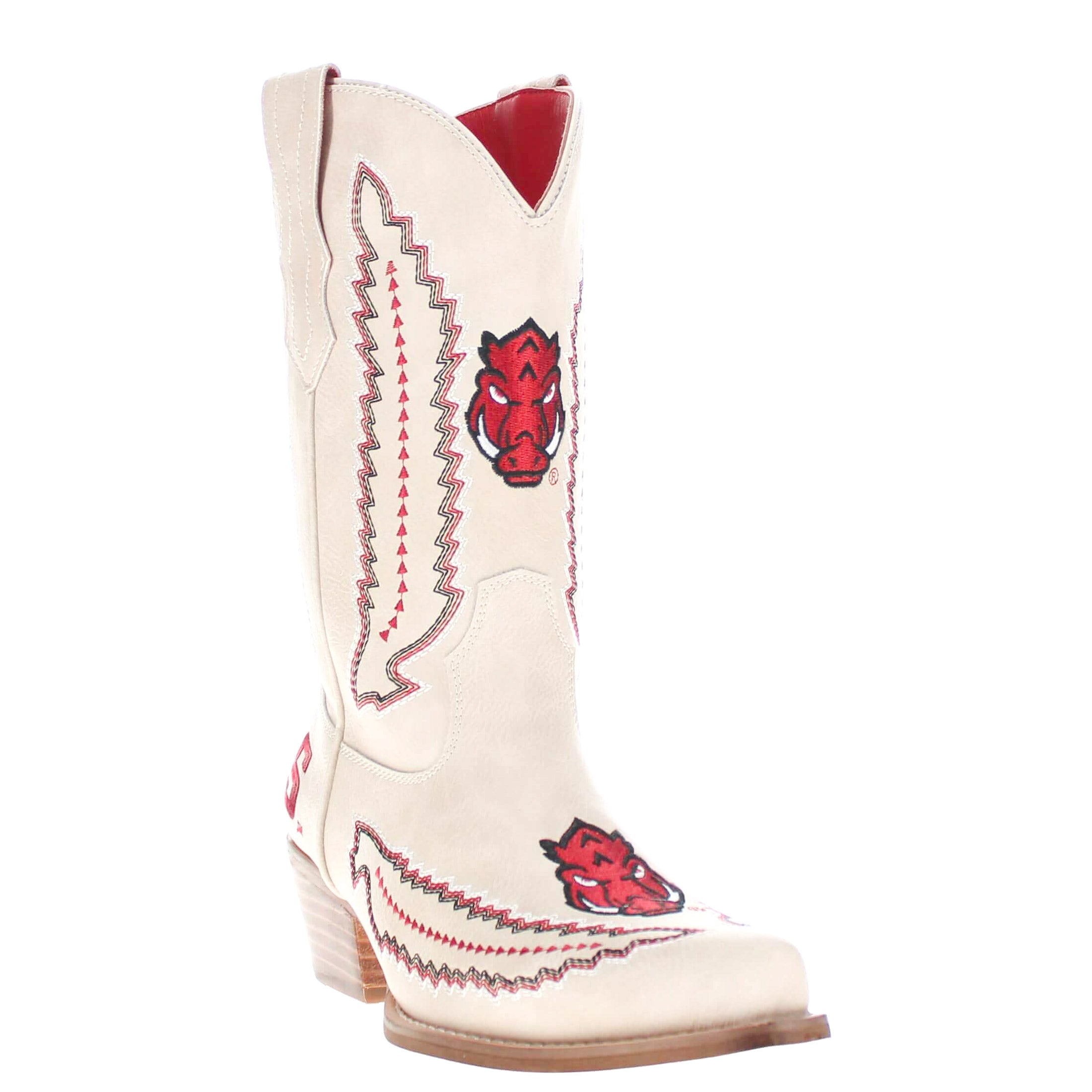 University of Arkansas Mimi Short Bone Boot By V By Vaccari
