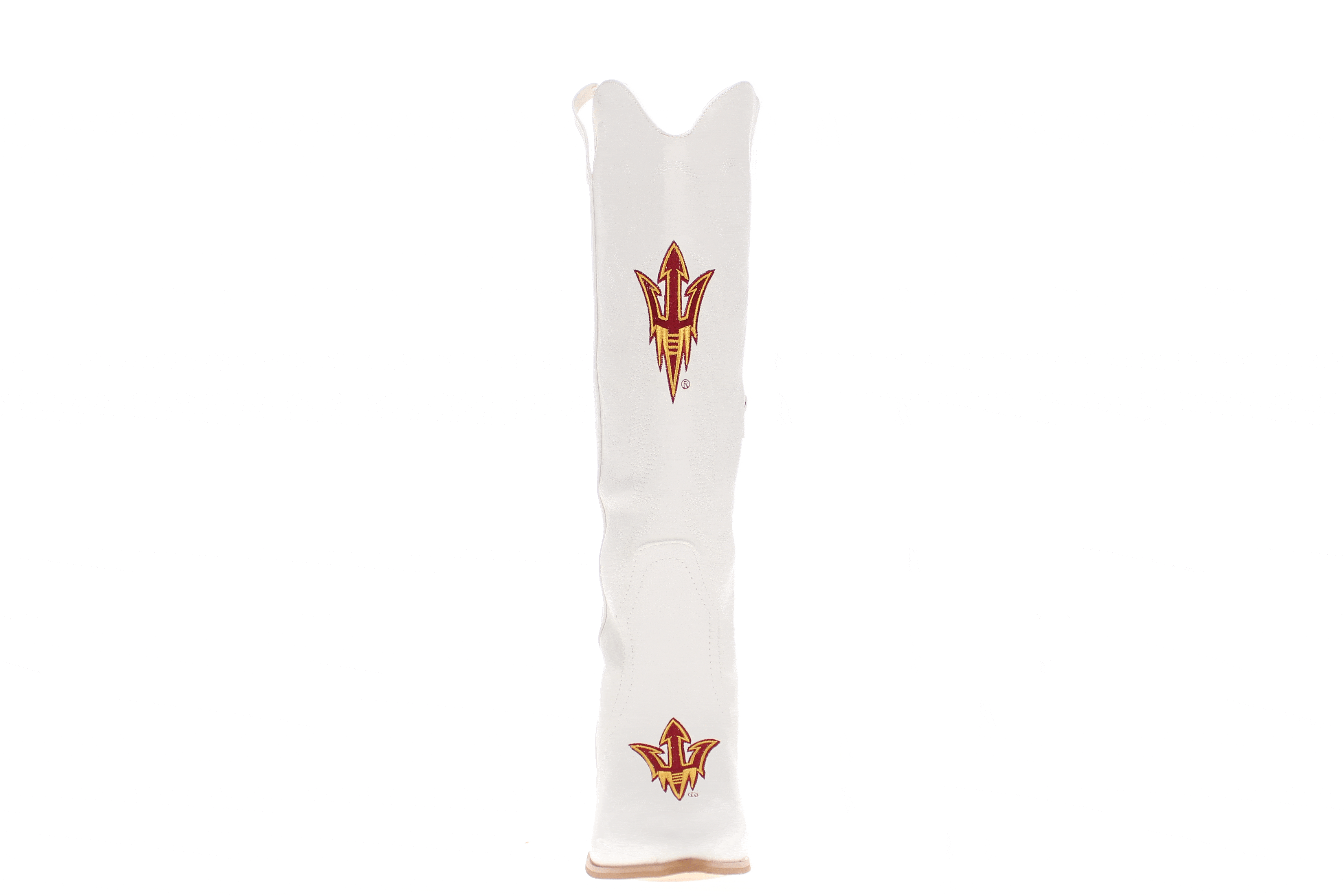 Arizona State University Blair Tall White Boot By V By Vaccari