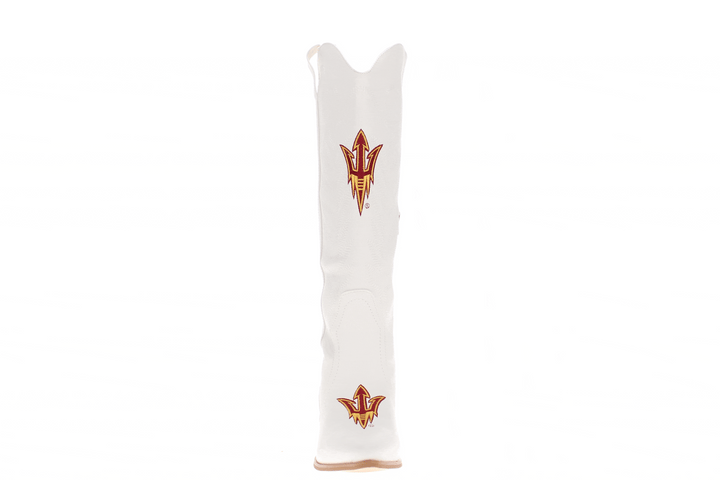 Arizona State University Blair Tall White Boot By V By Vaccari