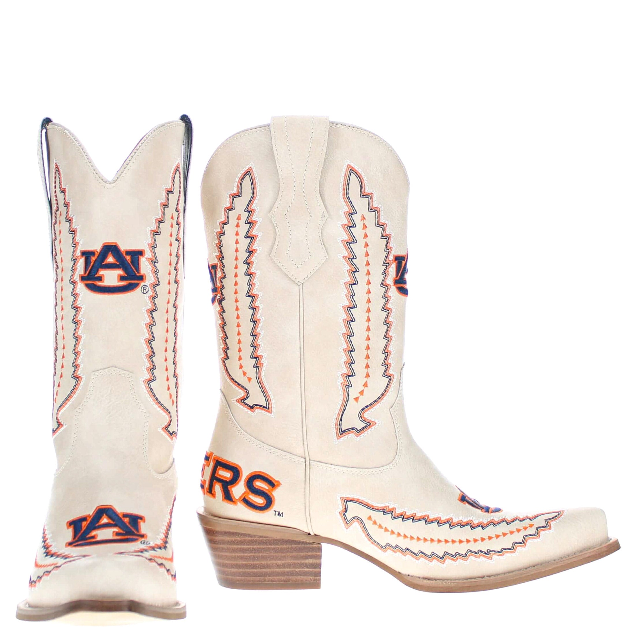 Auburn University Mimi Short Bone Boot By V By Vaccari