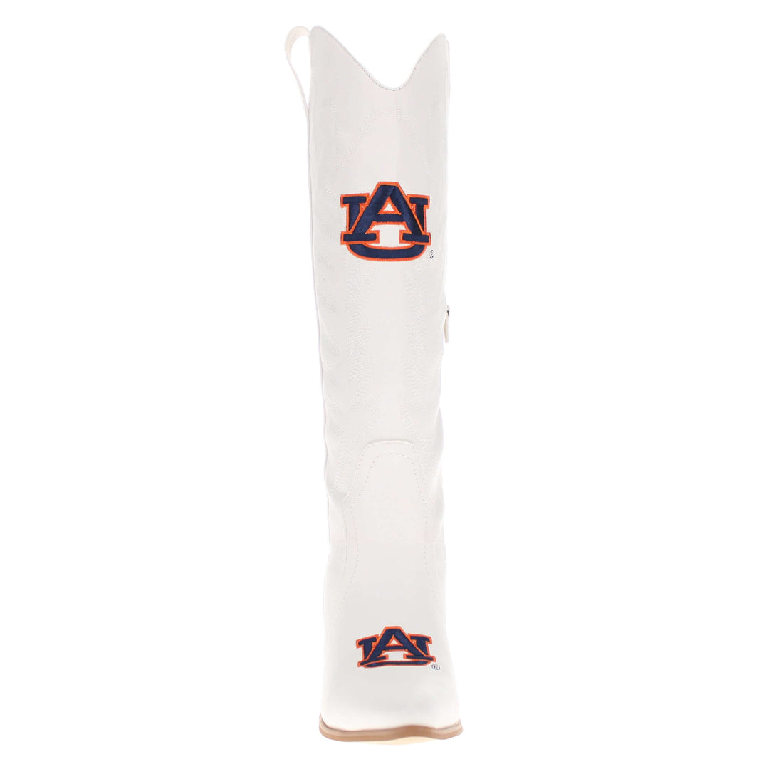 Auburn University Blair Tall White Boot By V By Vaccari
