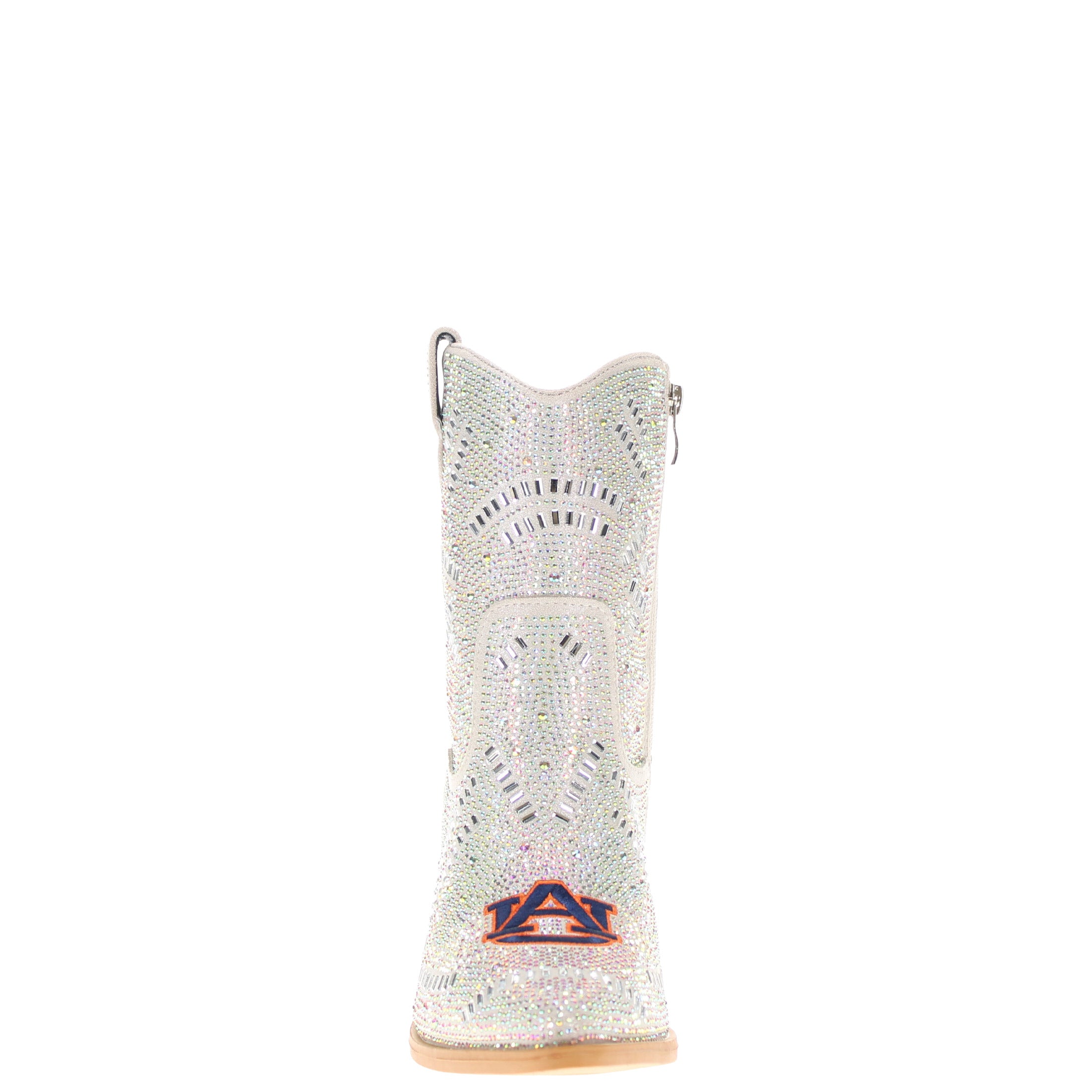 Women's University of Auburn Natural Bling Cowgirl Booties Jade by V by Vaccari