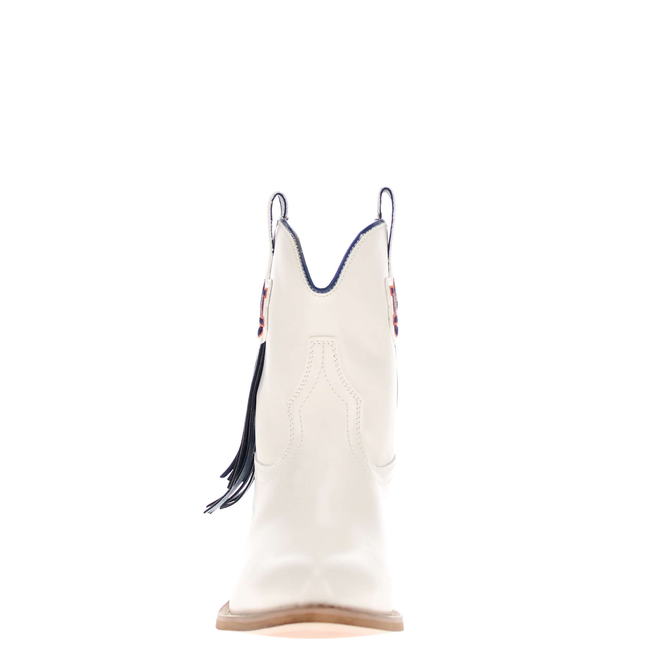 Women's Auburn University Bone Fringe Bootie Lucy By V By Vaccari