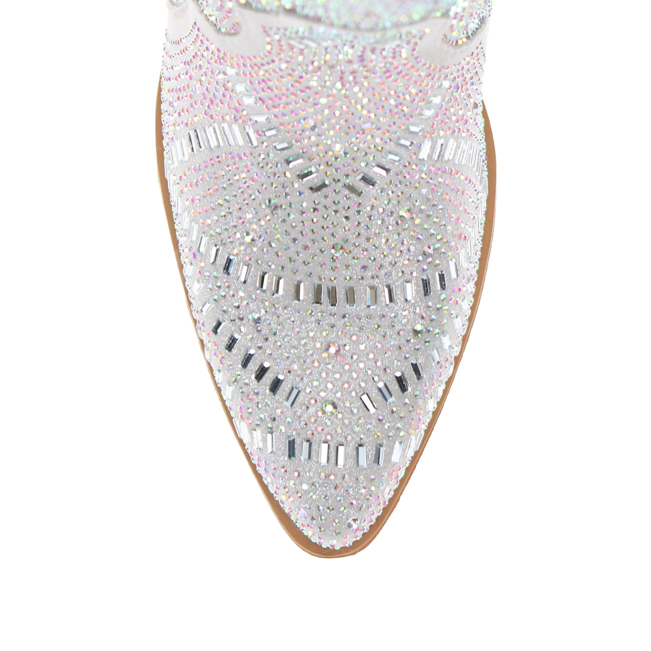 Women's Tarleton State University Natural Tall Bling Cowgirl Boots Amber by V by Vaccari