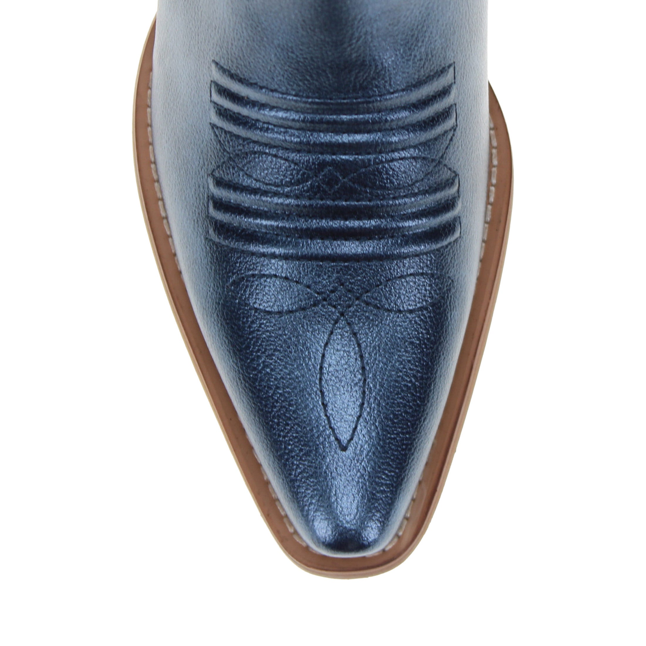 Women's Blue Cowgirl Boots with Color Tassel Jane by V by Vaccari