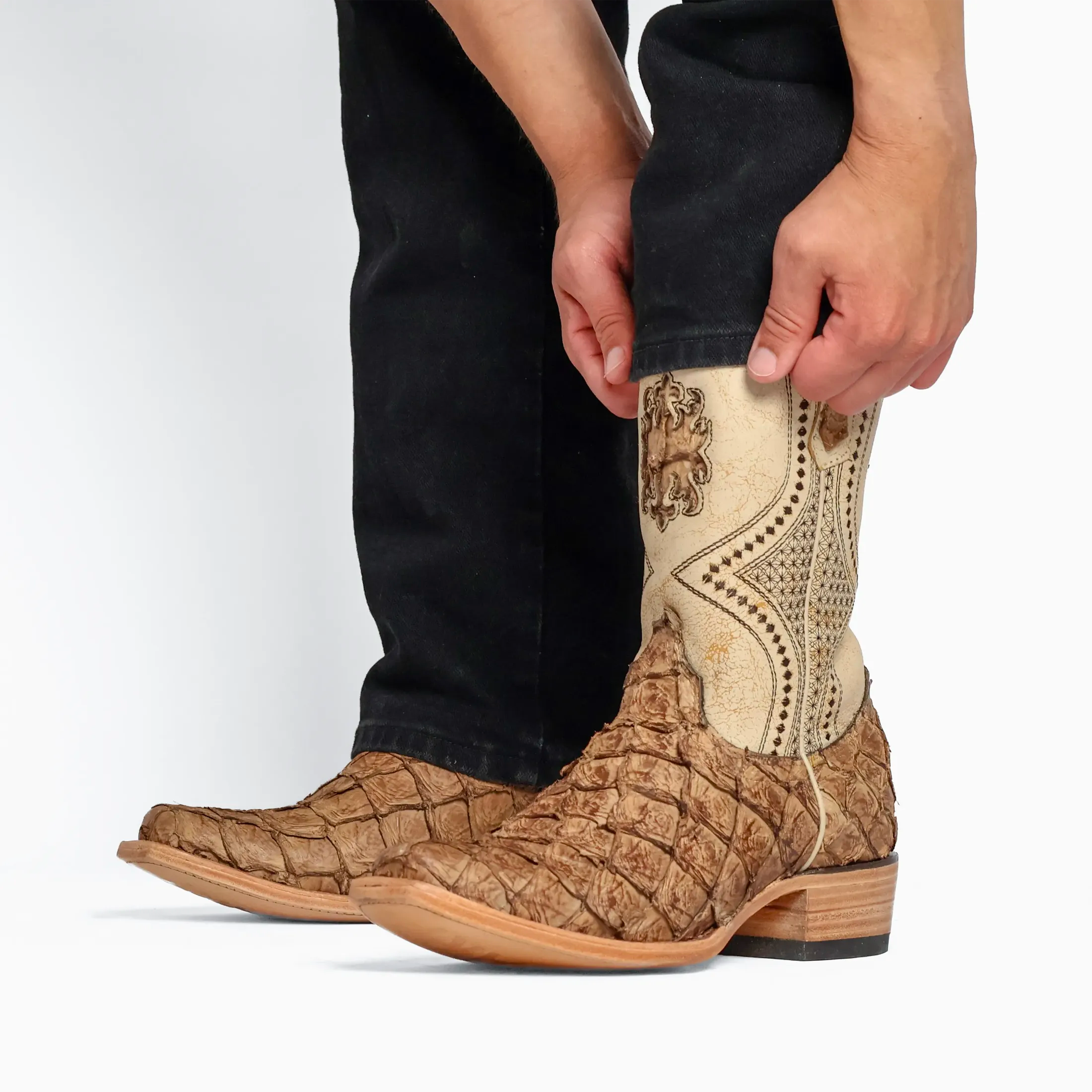 Men's Orix Pirarucu Fish Banks JW Toe by Vaccari