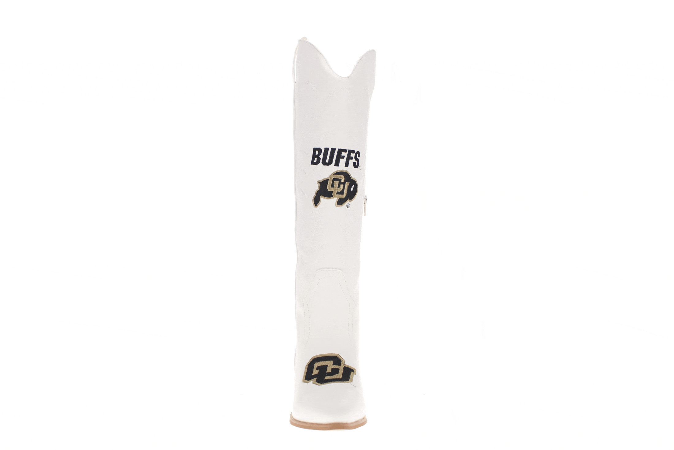 University of Colorado Blair Tall White Boot By V By Vaccari