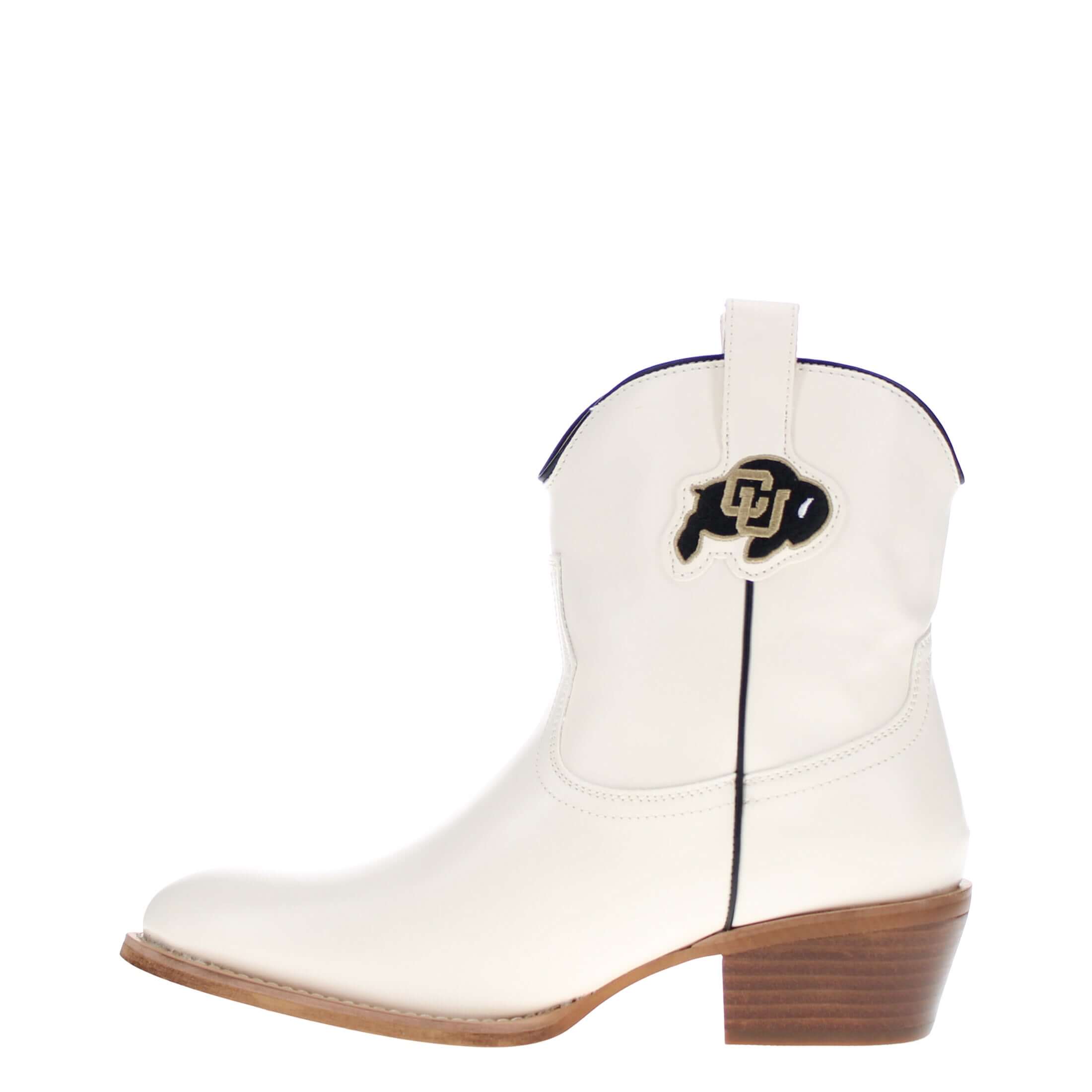 Women's University of Colorado Bone Fringe Bootie Lucy By V By Vaccari