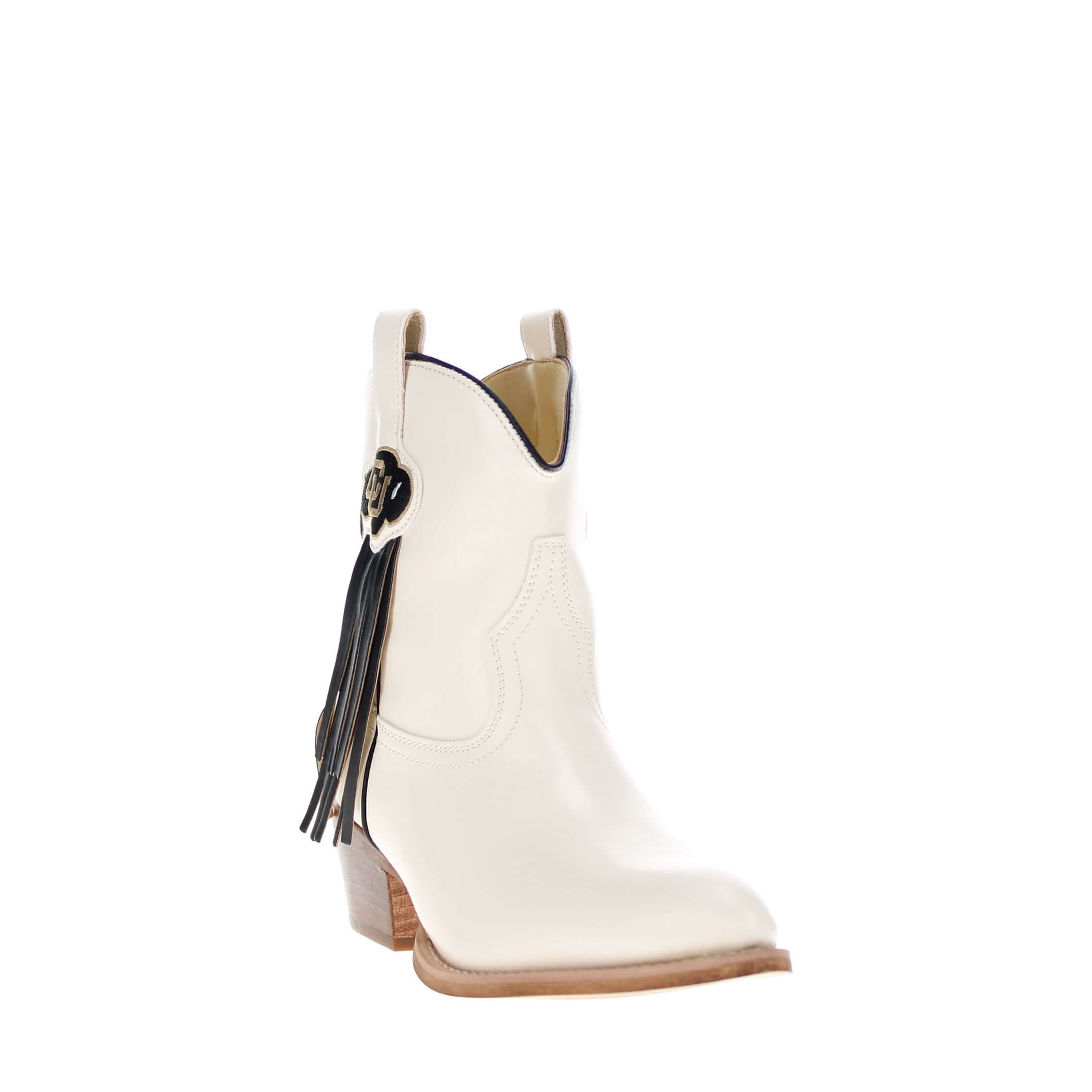 Women's University of Colorado Bone Fringe Bootie Lucy By V By Vaccari