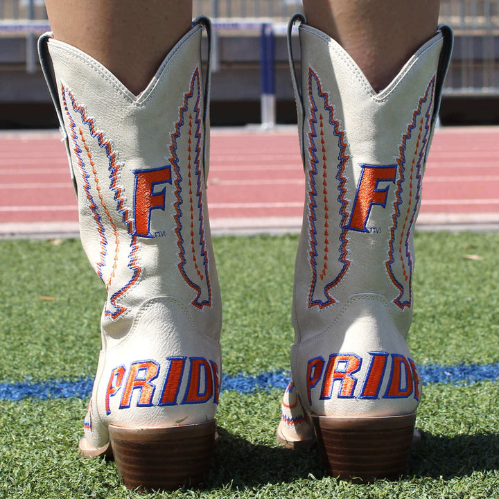University of Florida Mimi Short Bone Boot By V By Vaccari