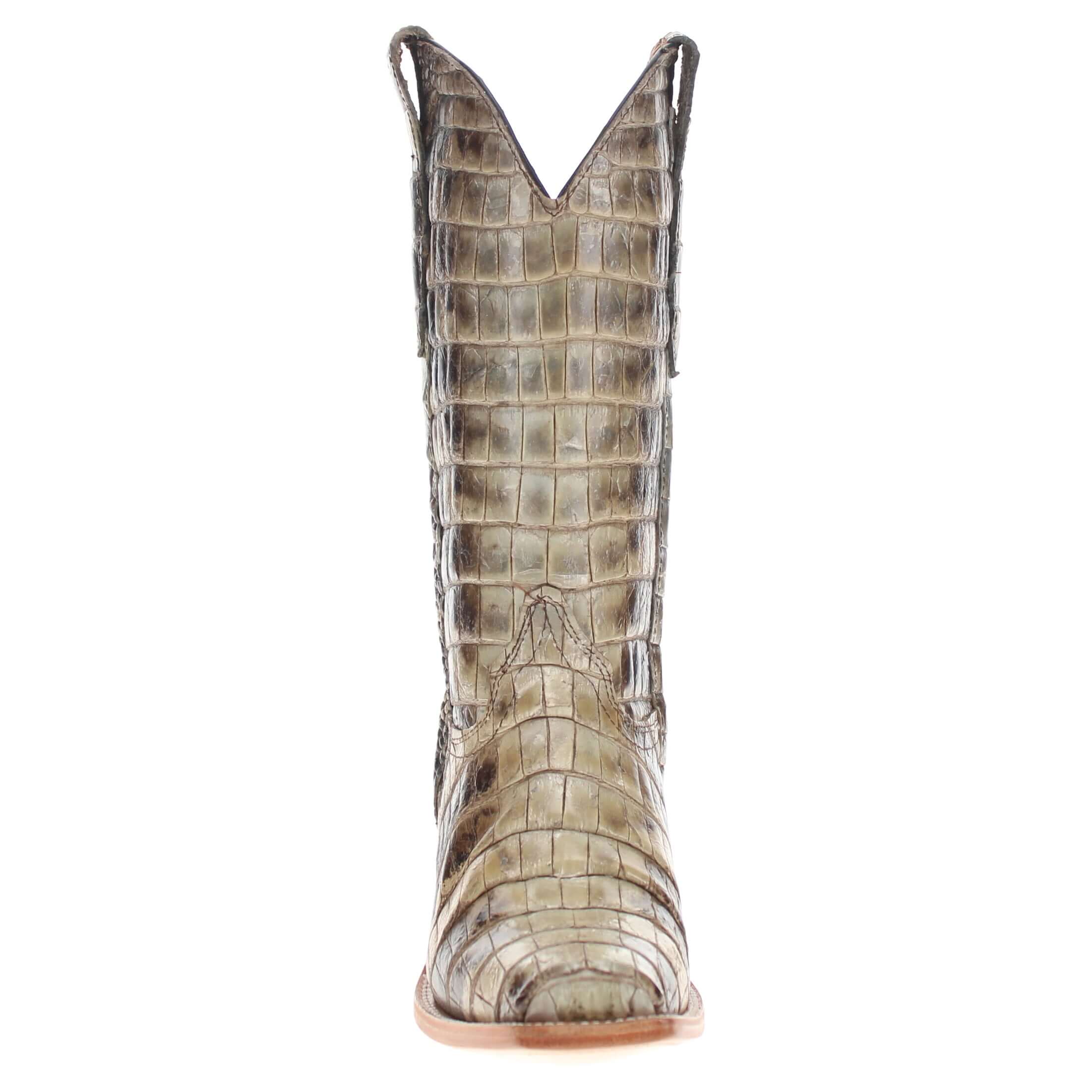 Men's Full Natural Alligator Belly Cowboy Boots Duke by Vaccari Core