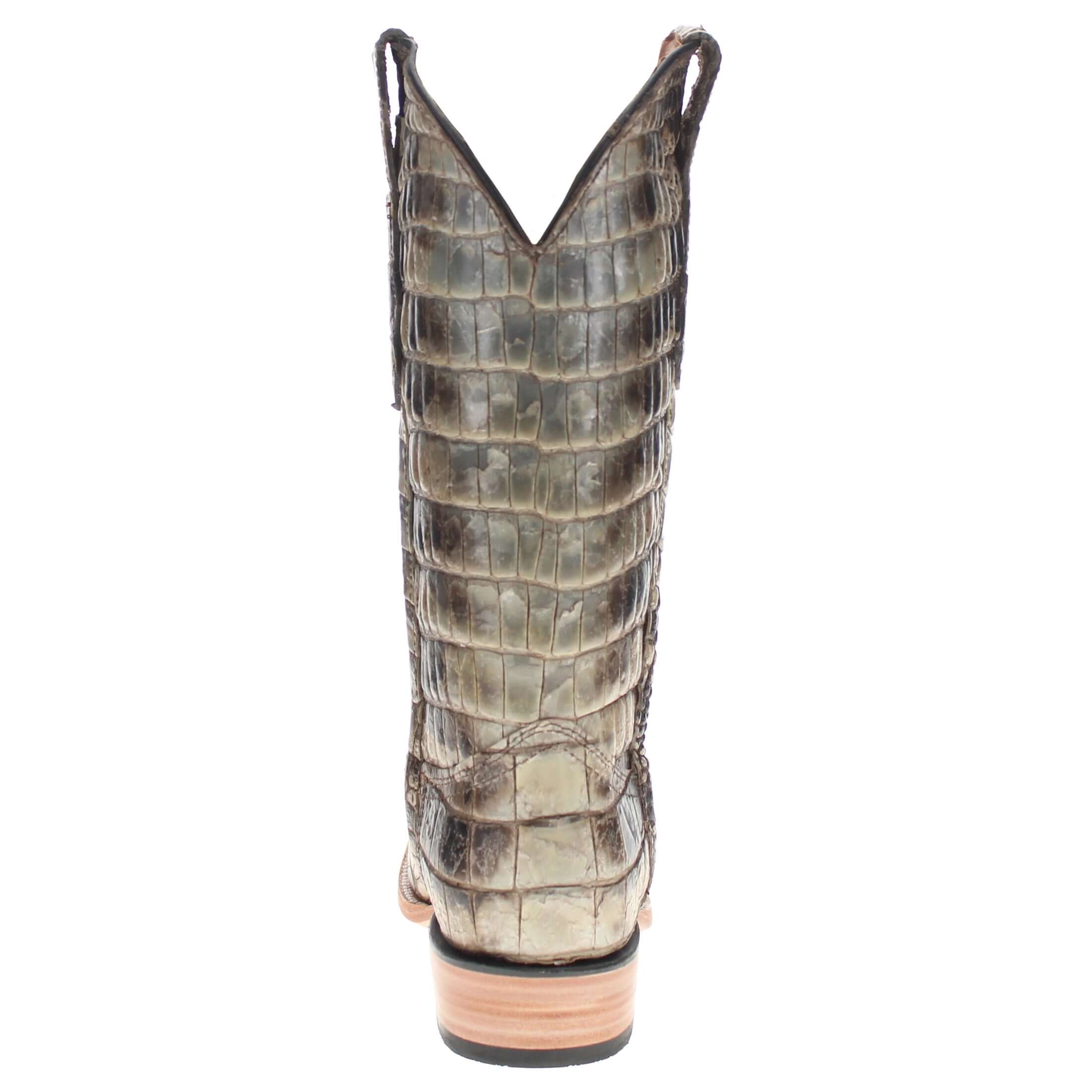 Men's Full Natural Alligator Belly Cowboy Boots Duke by Vaccari Core