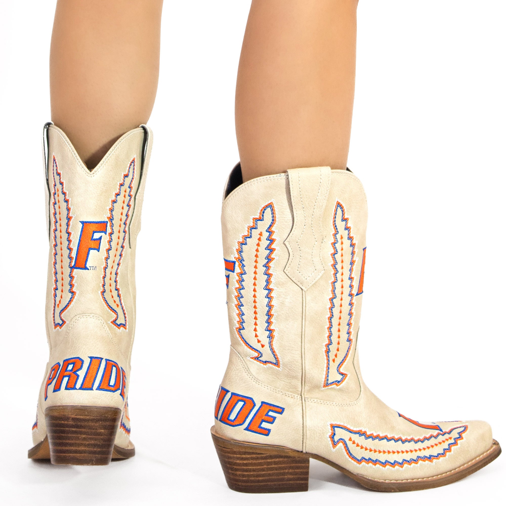 University of Florida Mimi Short Bone Boot By V By Vaccari