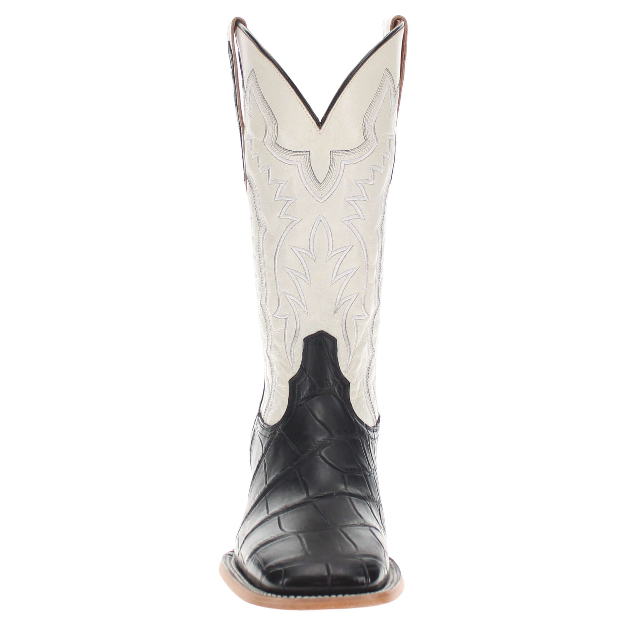 Men's Black Wild Caught Alligator Cowboy Boots Colt by Vaccari Core