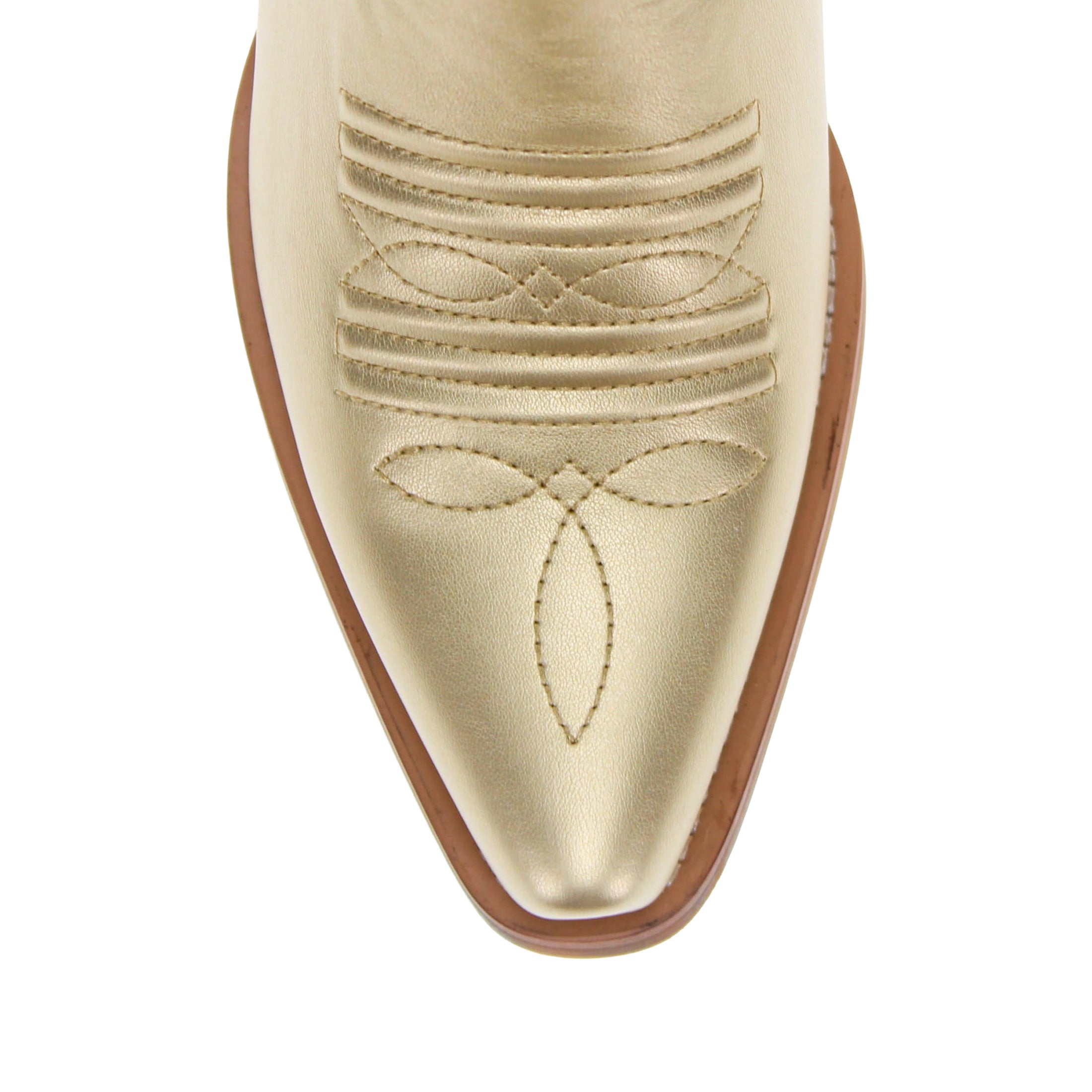 Women's Gold Cowgirl Boots with Color Tassel Jane by V by Vaccari
