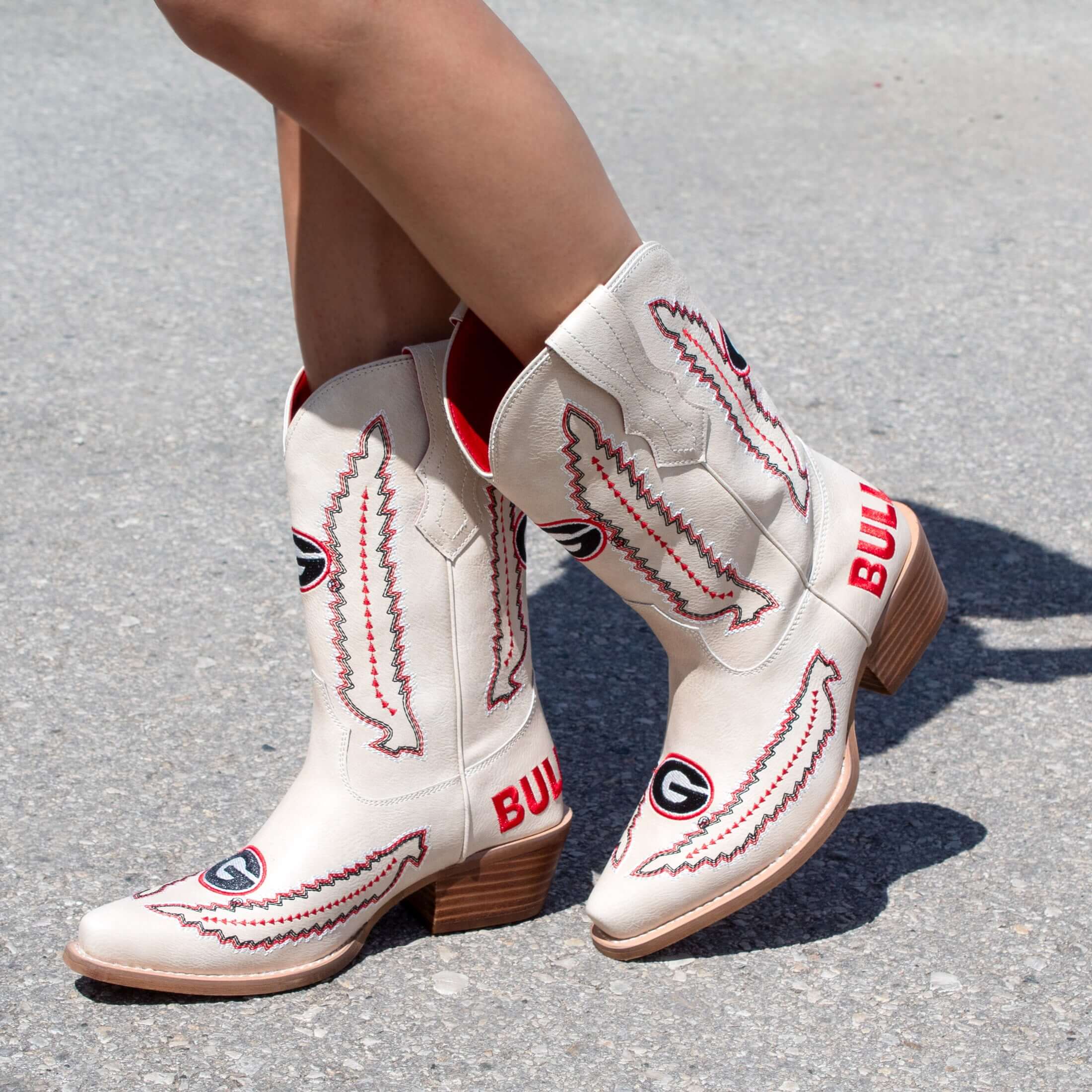 University of Georgia Mimi Short Bone Boot By V By Vaccari