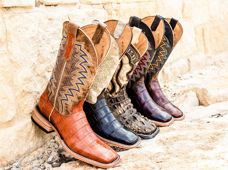 Men's American Alligator Cowboy Boots by Vaccari Core