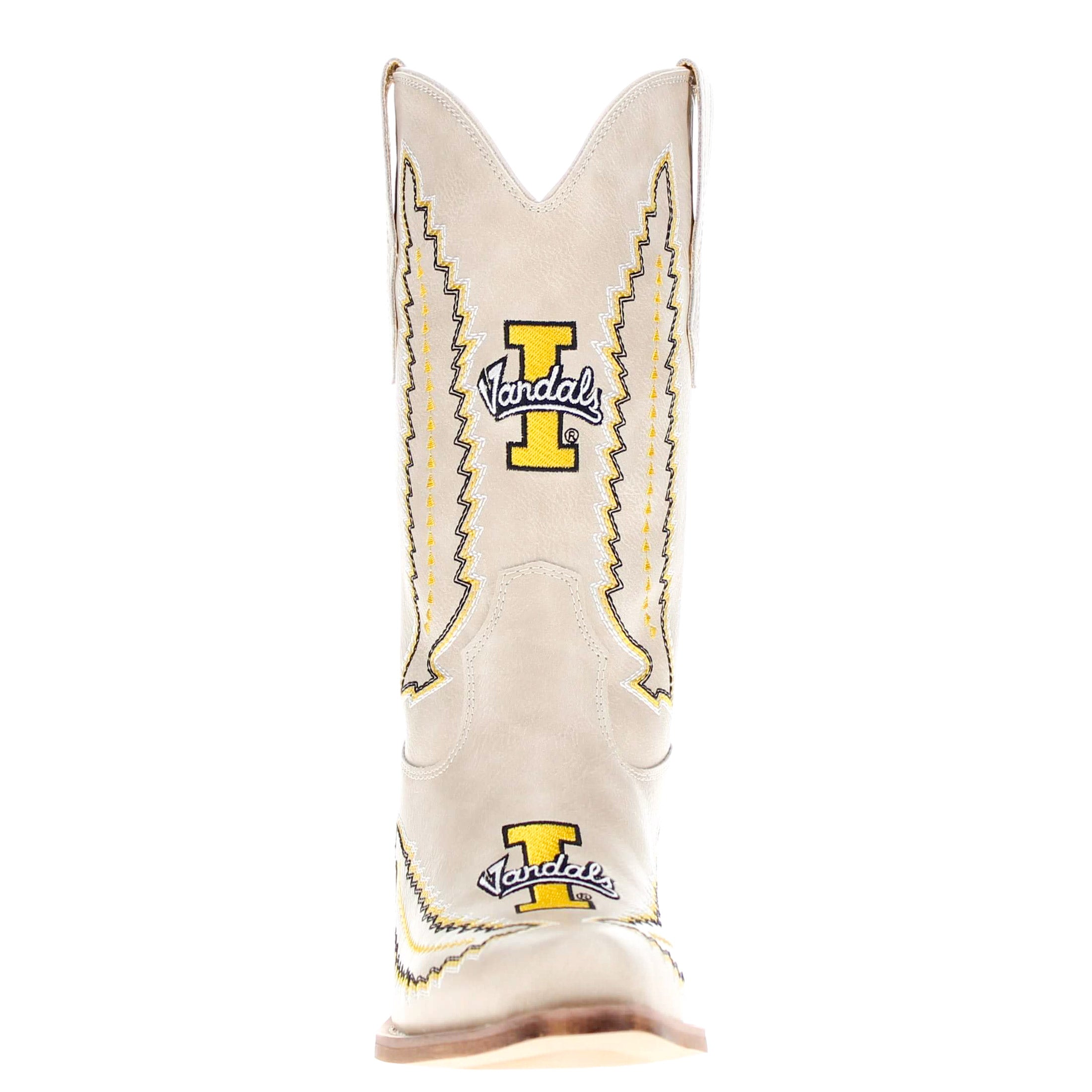 Women's University of Idaho Bone Cowgirl Boot Mimi by V by Vaccari