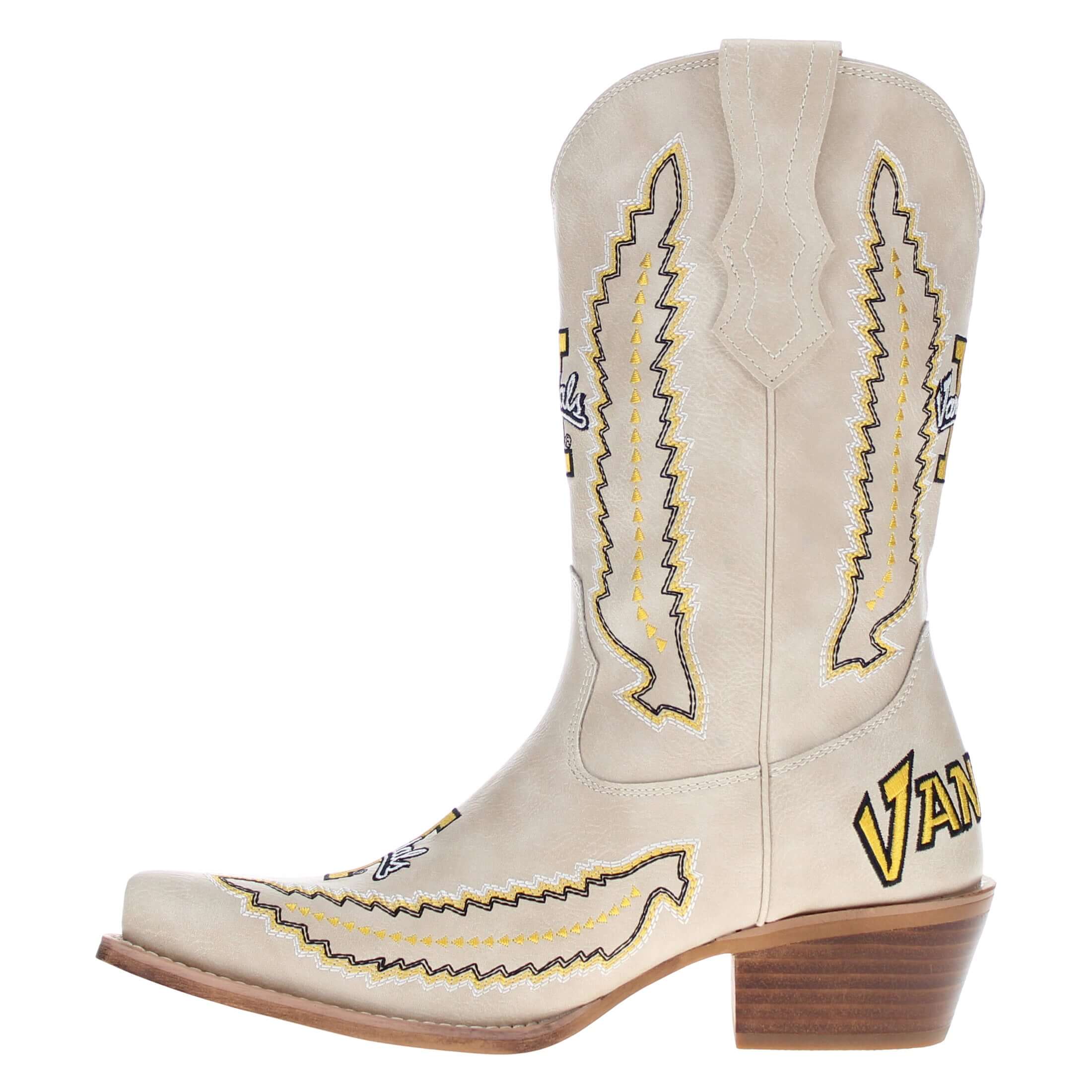 Women's University of Idaho Bone Cowgirl Boot Mimi by V by Vaccari