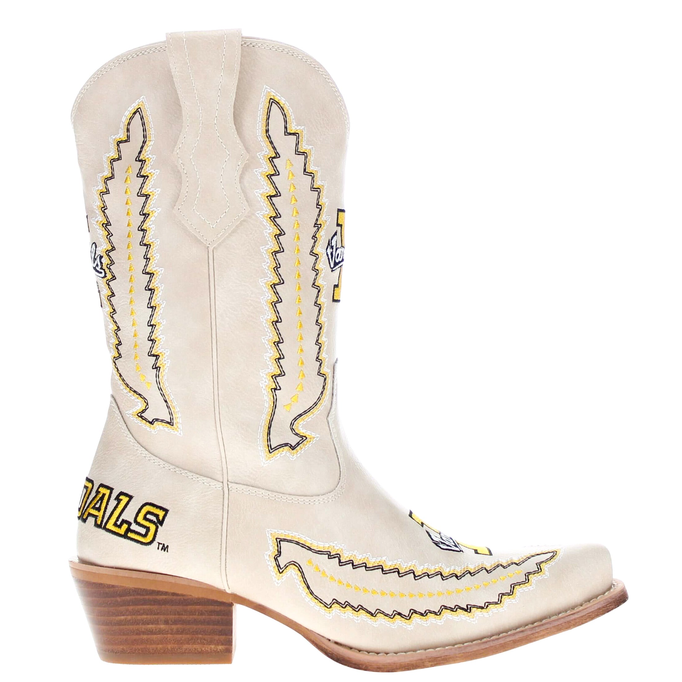 Women's University of Idaho Bone Cowgirl Boot Mimi by V by Vaccari