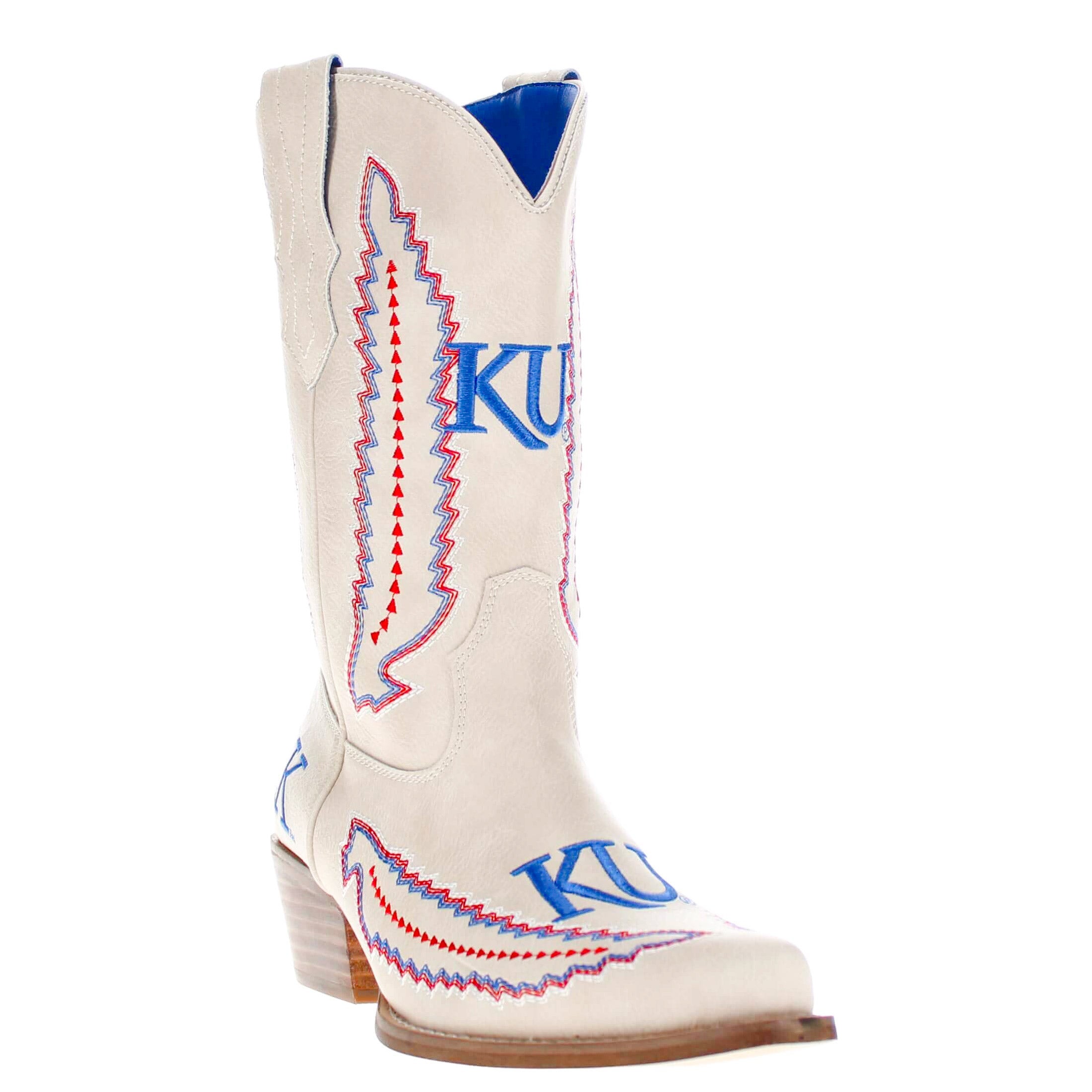 University of Kansas Mimi Short Bone Boot By V By Vaccari