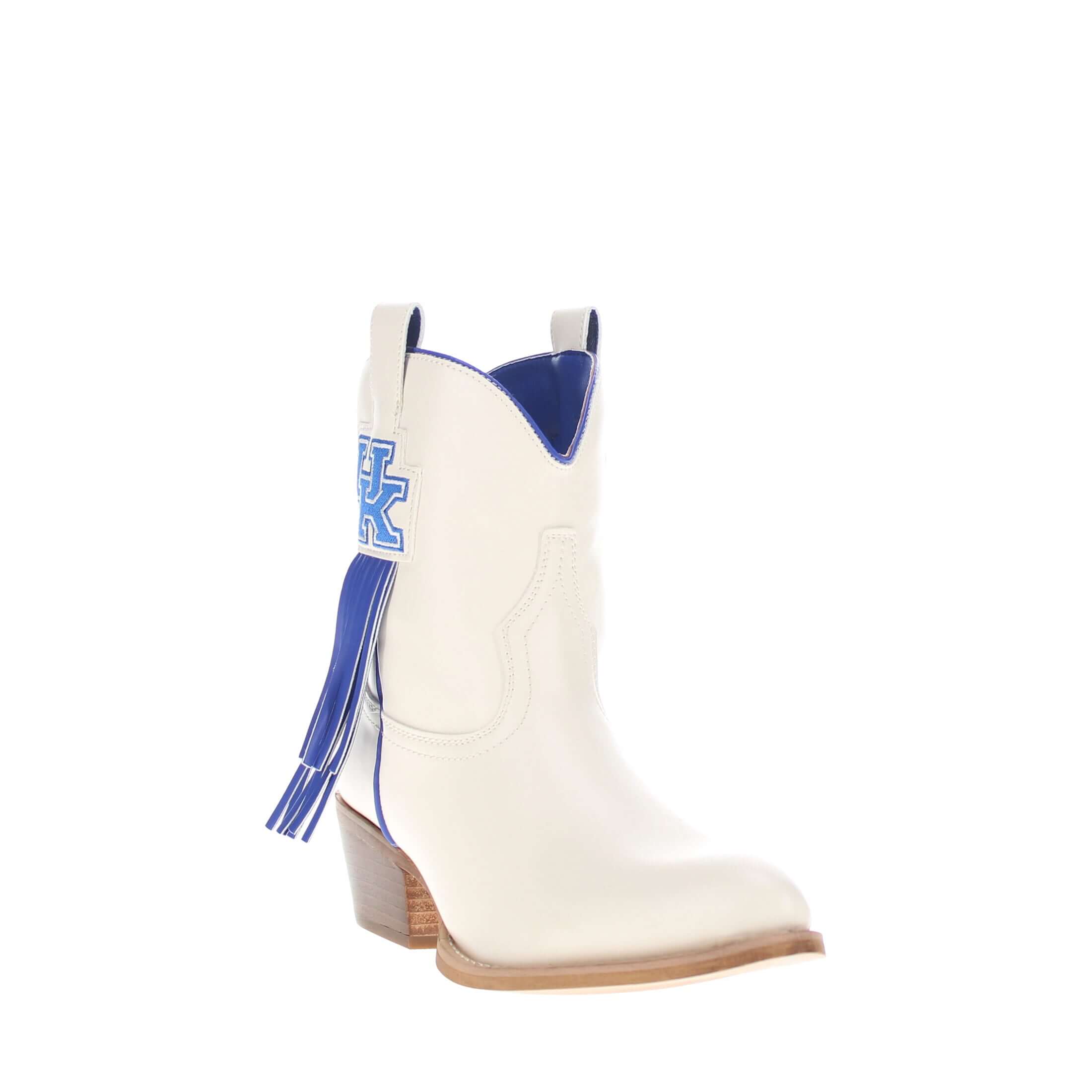 Women's University of Kentucky Bone Fringe Bootie Lucy By V By Vaccari