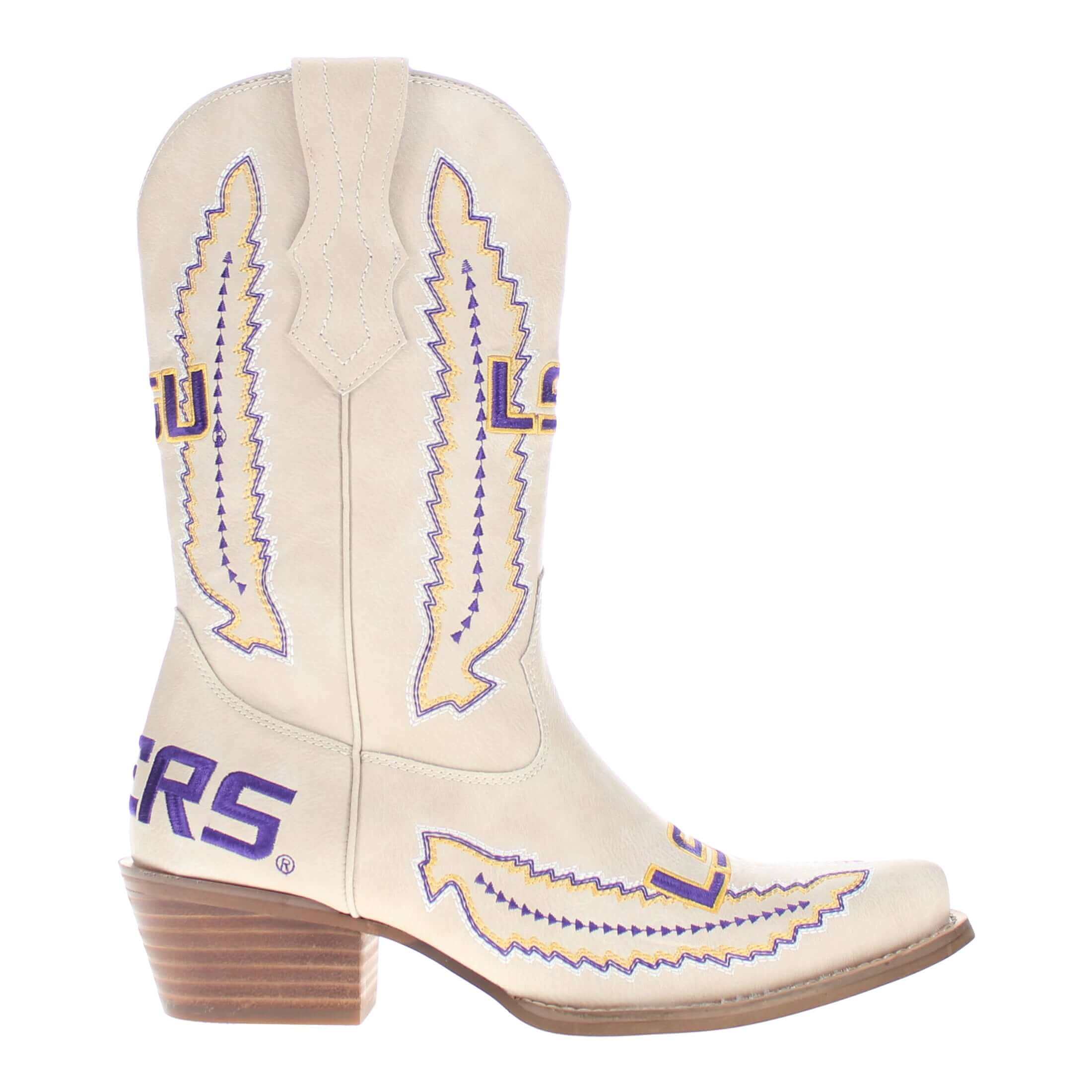 Louisiana State University Mimi Short Bone Boot By V By Vaccari