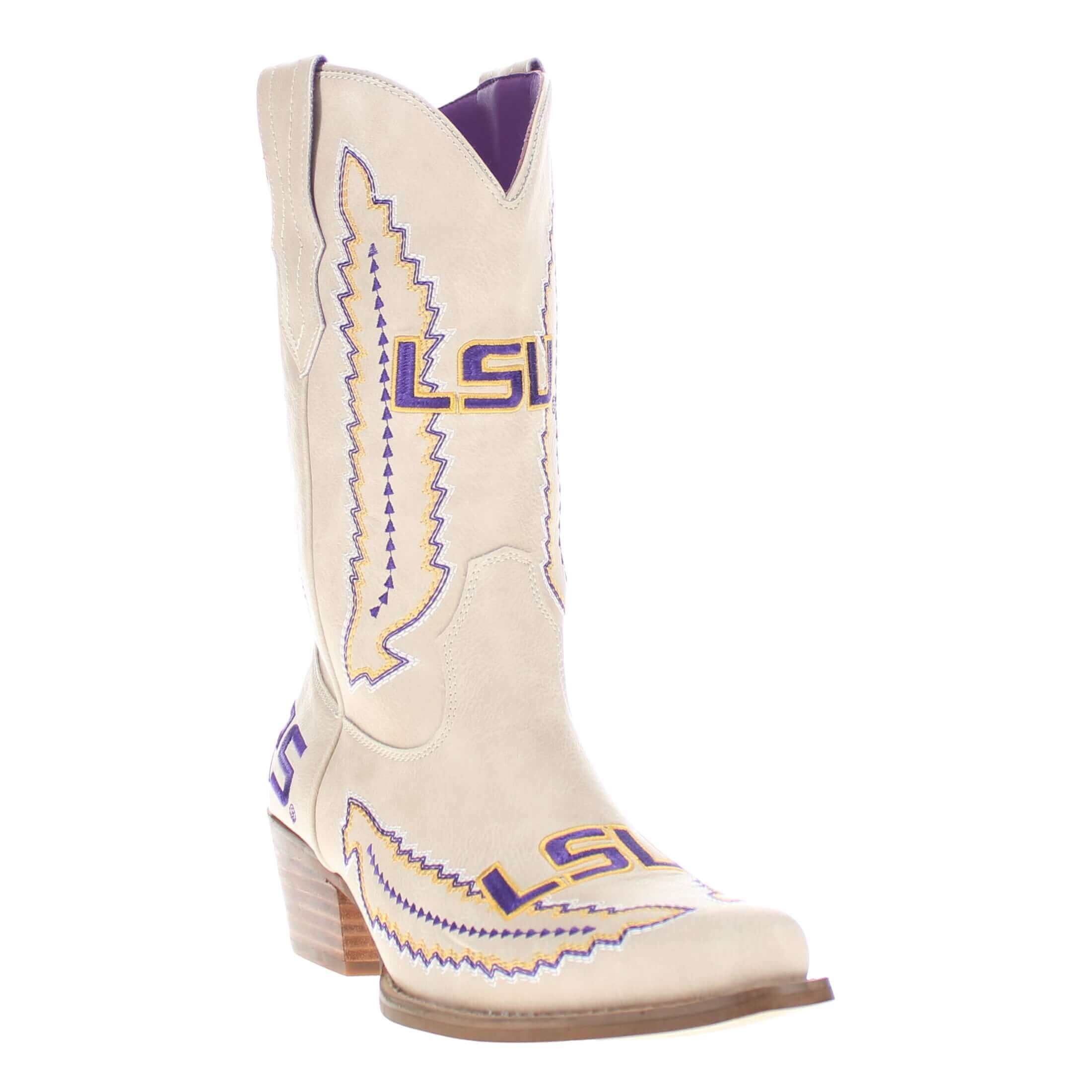 Louisiana State University Mimi Short Bone Boot By V By Vaccari