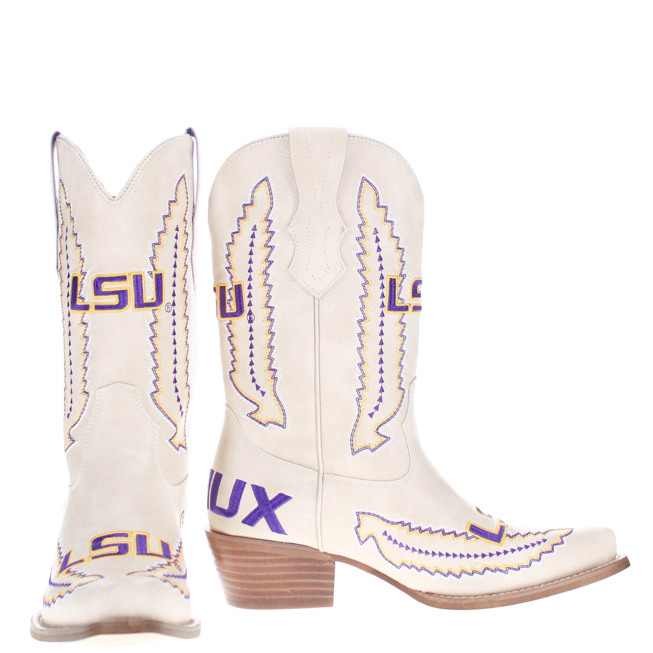 Louisiana State University Mimi Short Bone Boot By V By Vaccari