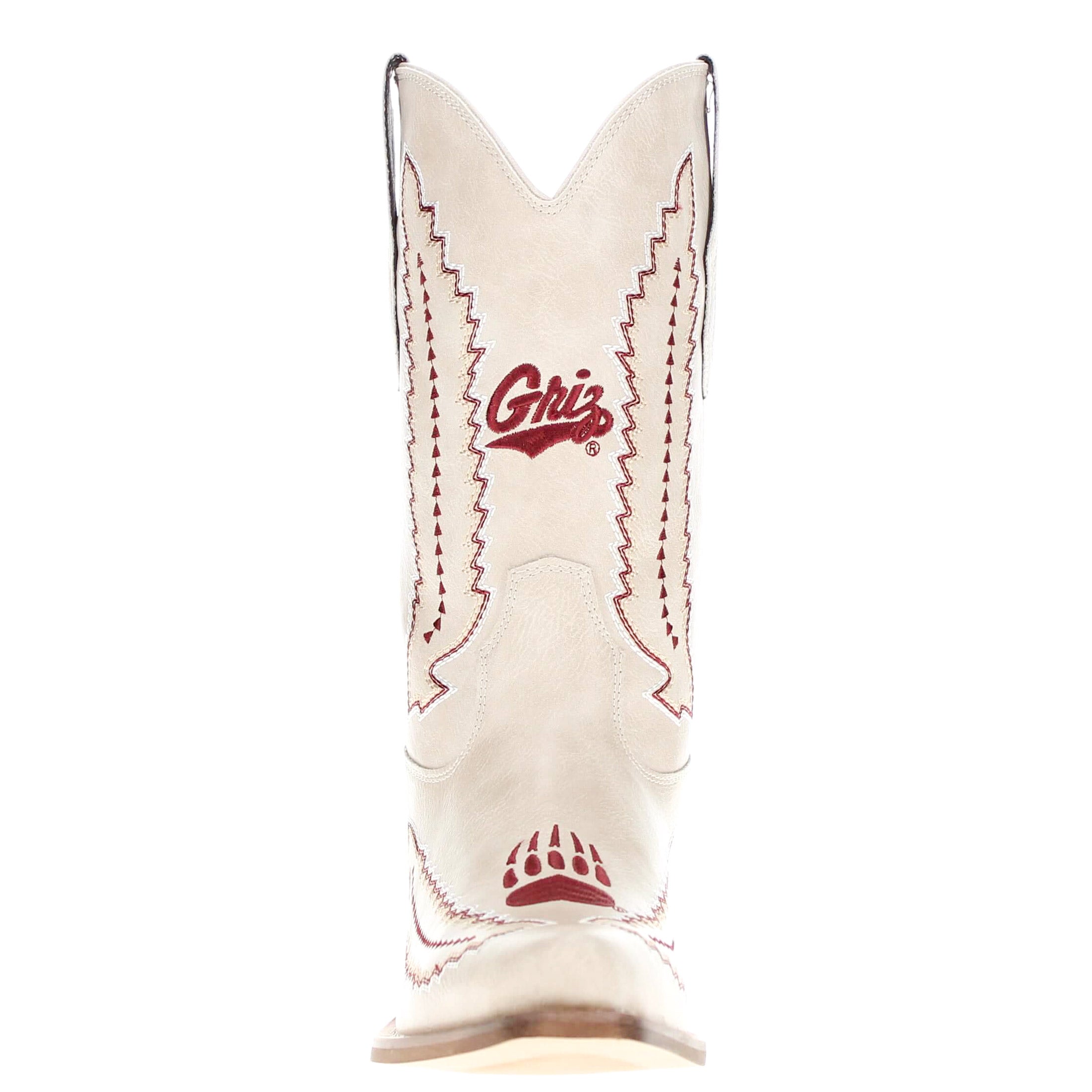 Women's University of Montana Bone Cowgirl Boot Mimi by V by Vaccari