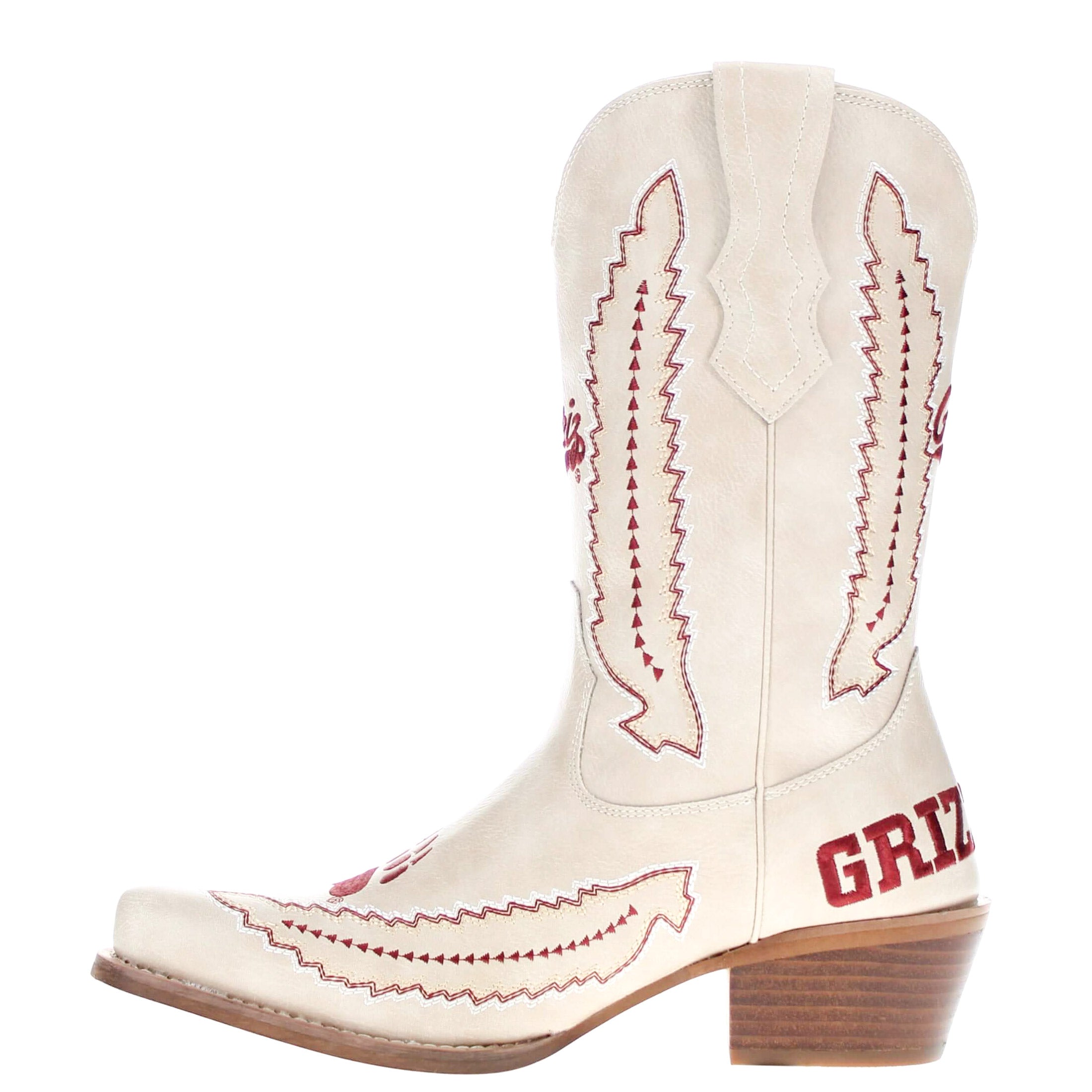 Women's University of Montana Bone Cowgirl Boot Mimi by V by Vaccari