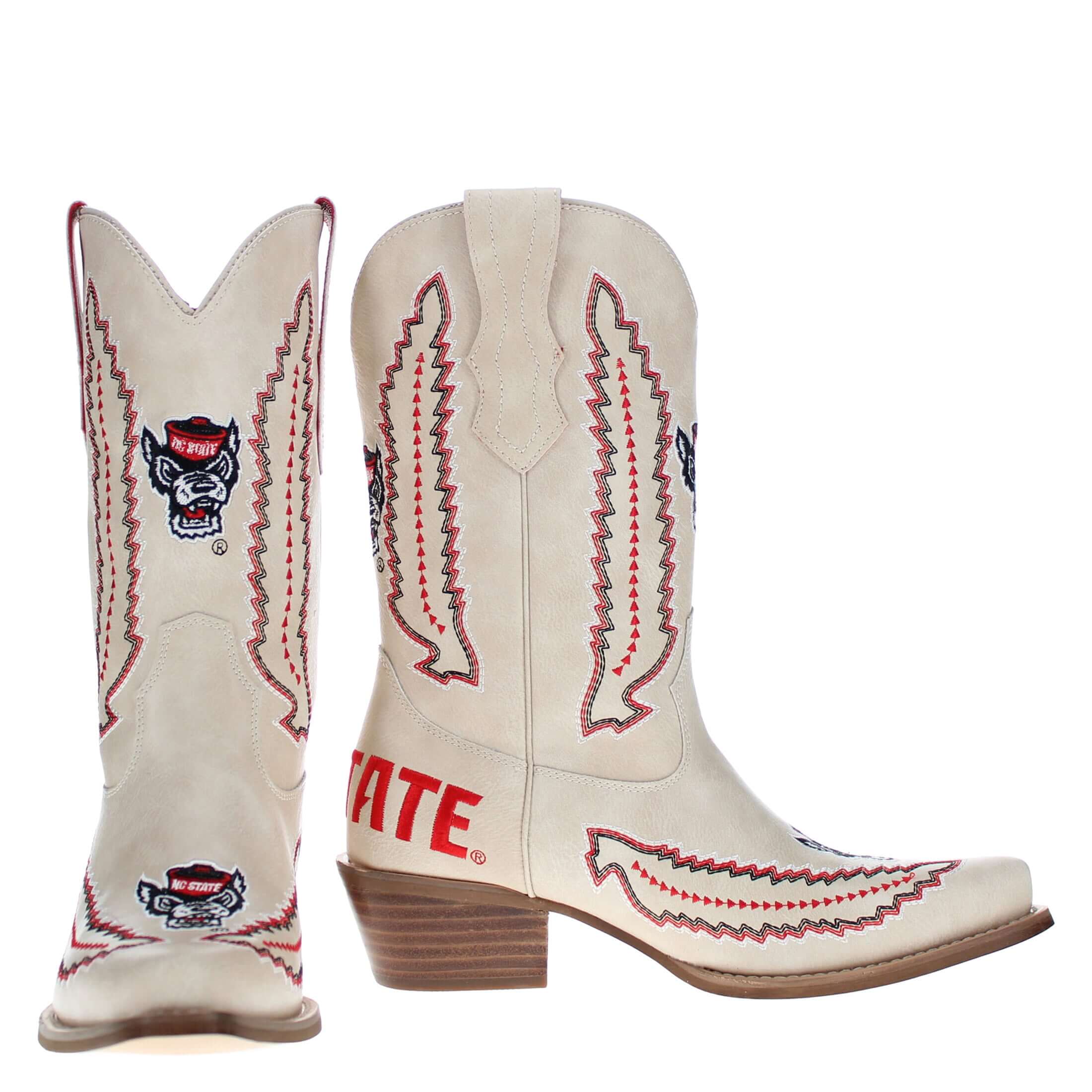 North Carolina State University Mimi Short Bone Boot By V By Vaccari