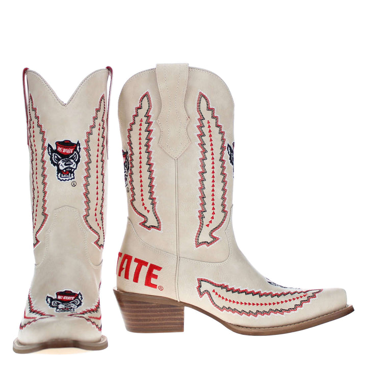 North Carolina State University Mimi Short Bone Boot By V By Vaccari
