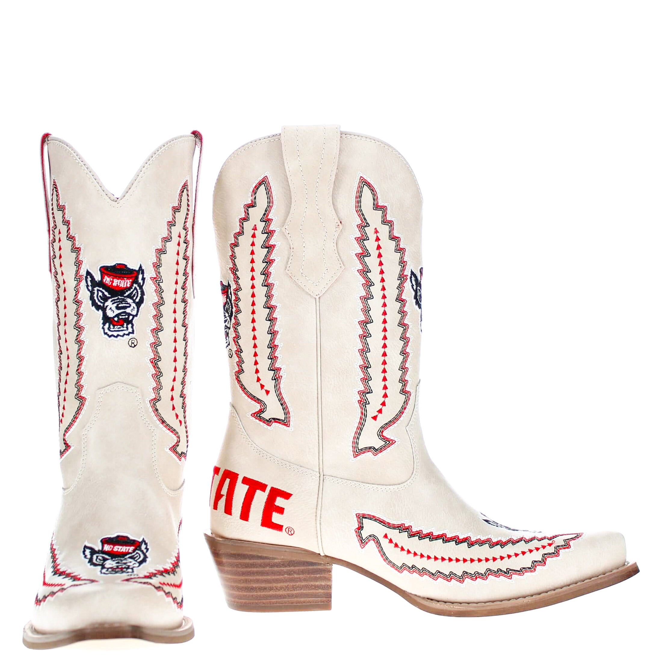 North Carolina State University Mimi Short Bone Boot By V By Vaccari