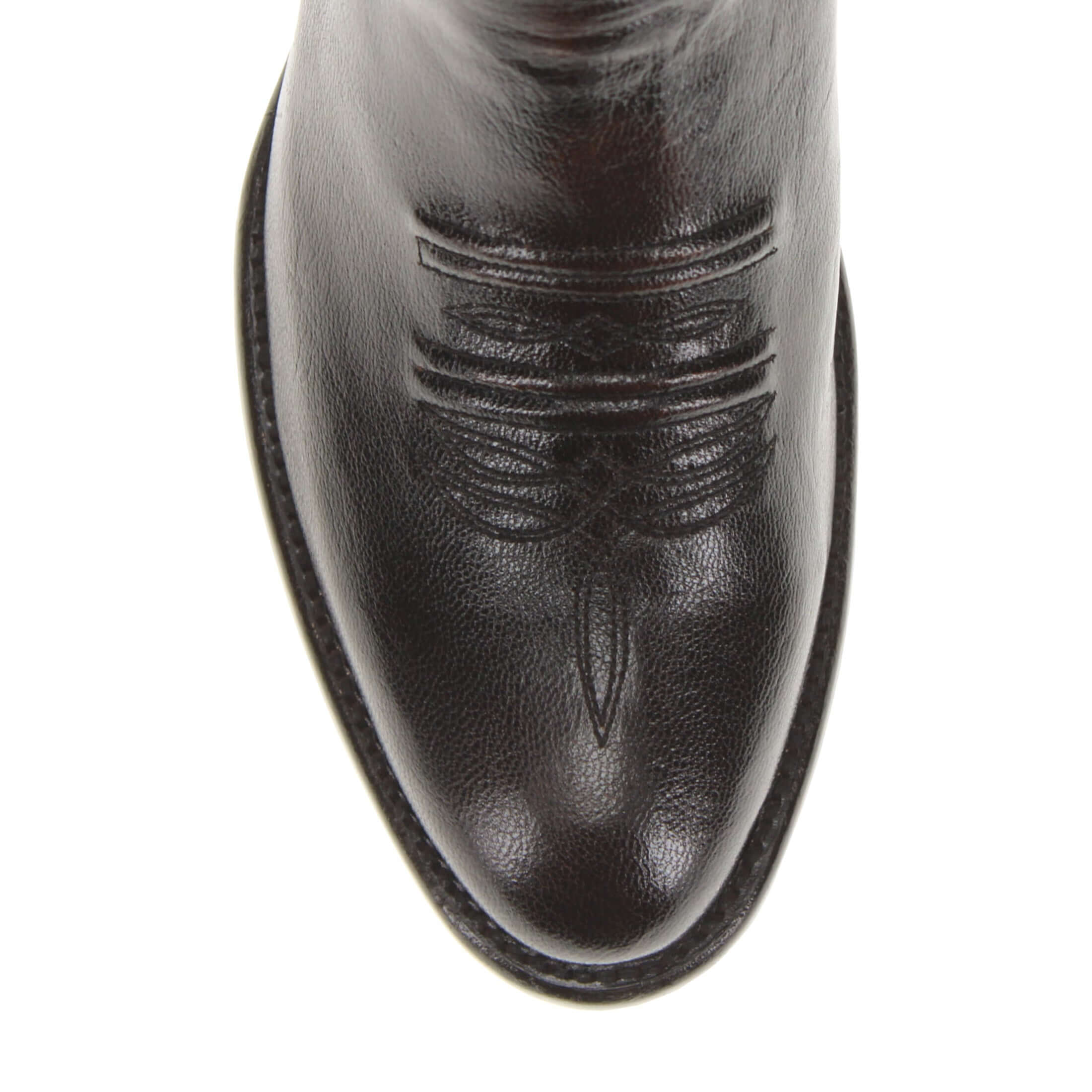 Men's Mocha Italian Leather Cowboy Boots Enzo by Vaccari Core