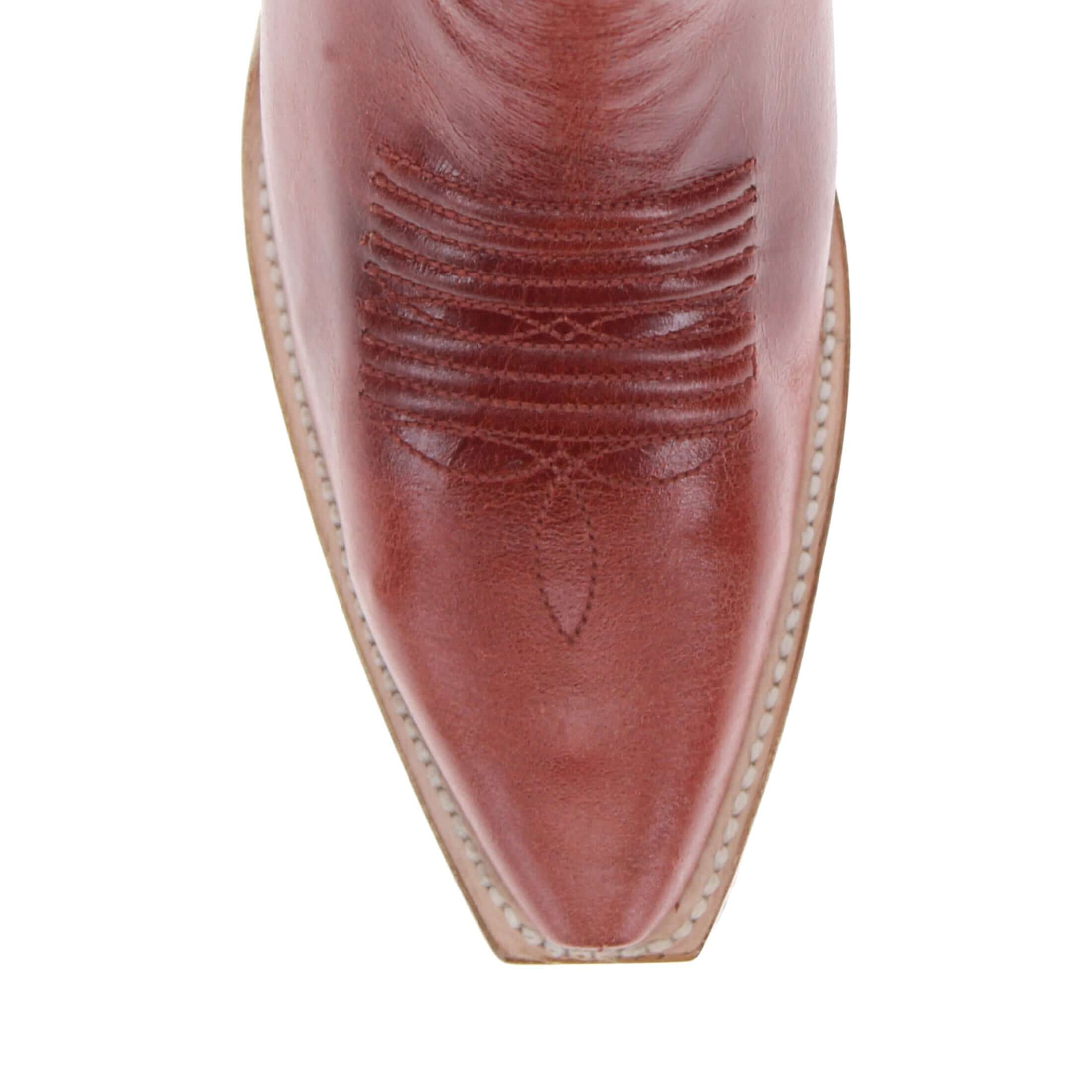 Women's Barnwood Red Leather Cowgirl Boots Sloane by Vaccari Core