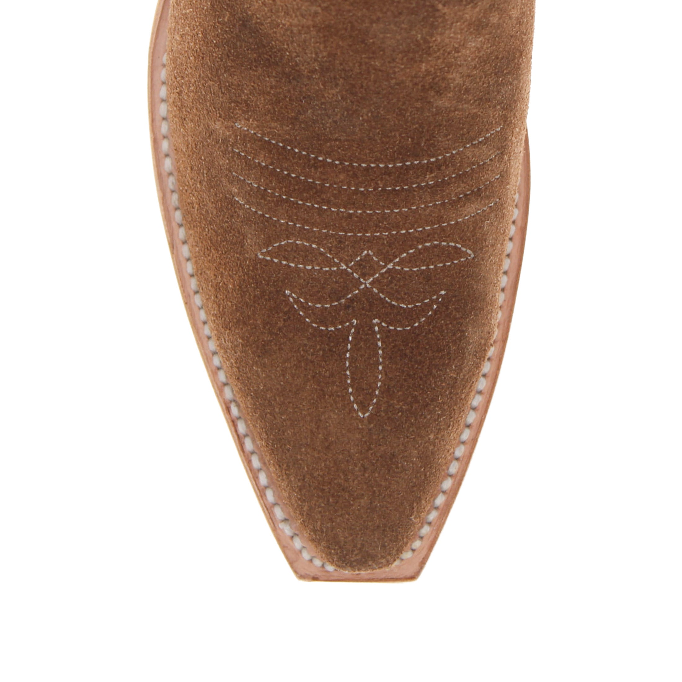 Women's Tan Suede Boots Izzy Cowgirl Boots by Vaccari