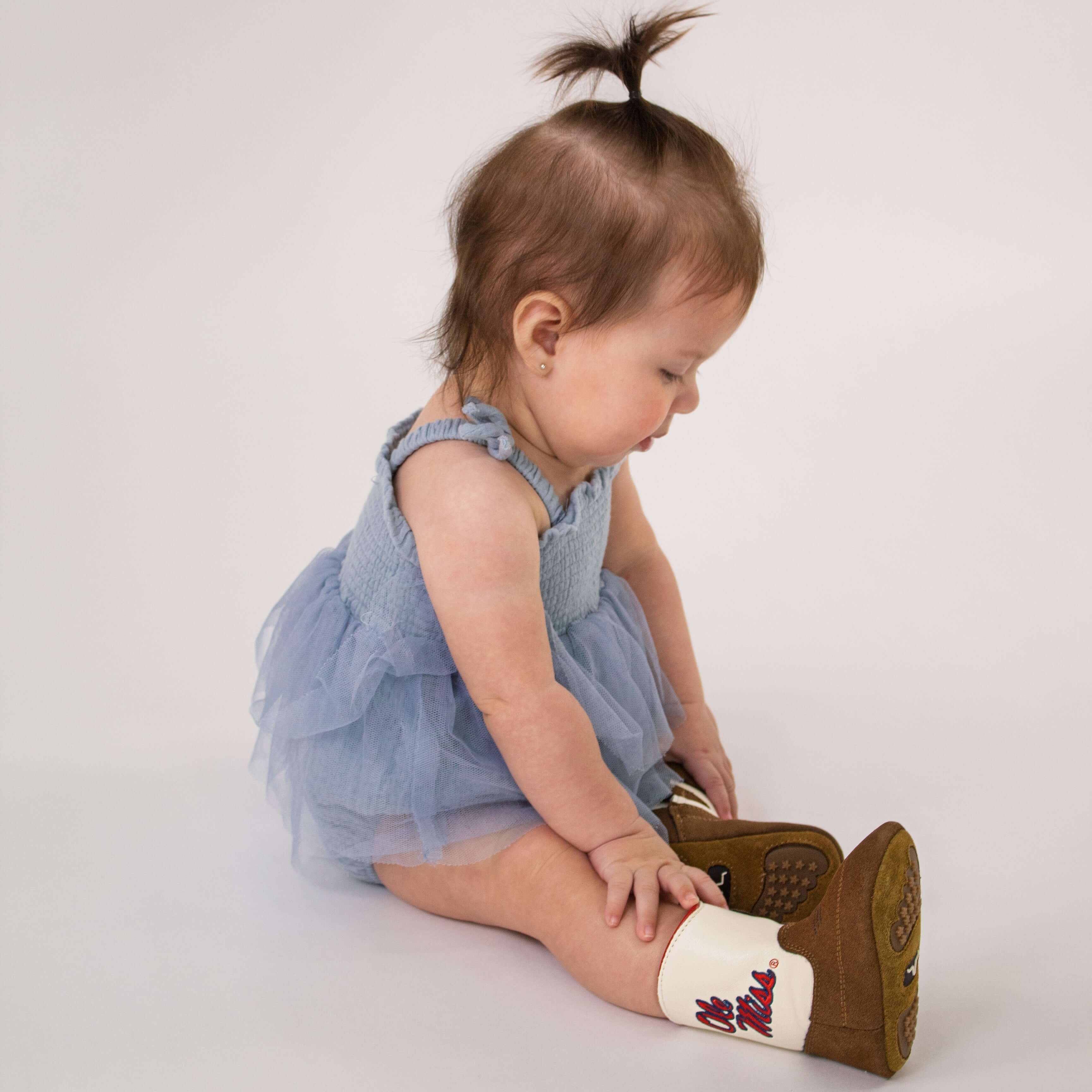 Infant University of Mississippi Boot by V by Vaccari