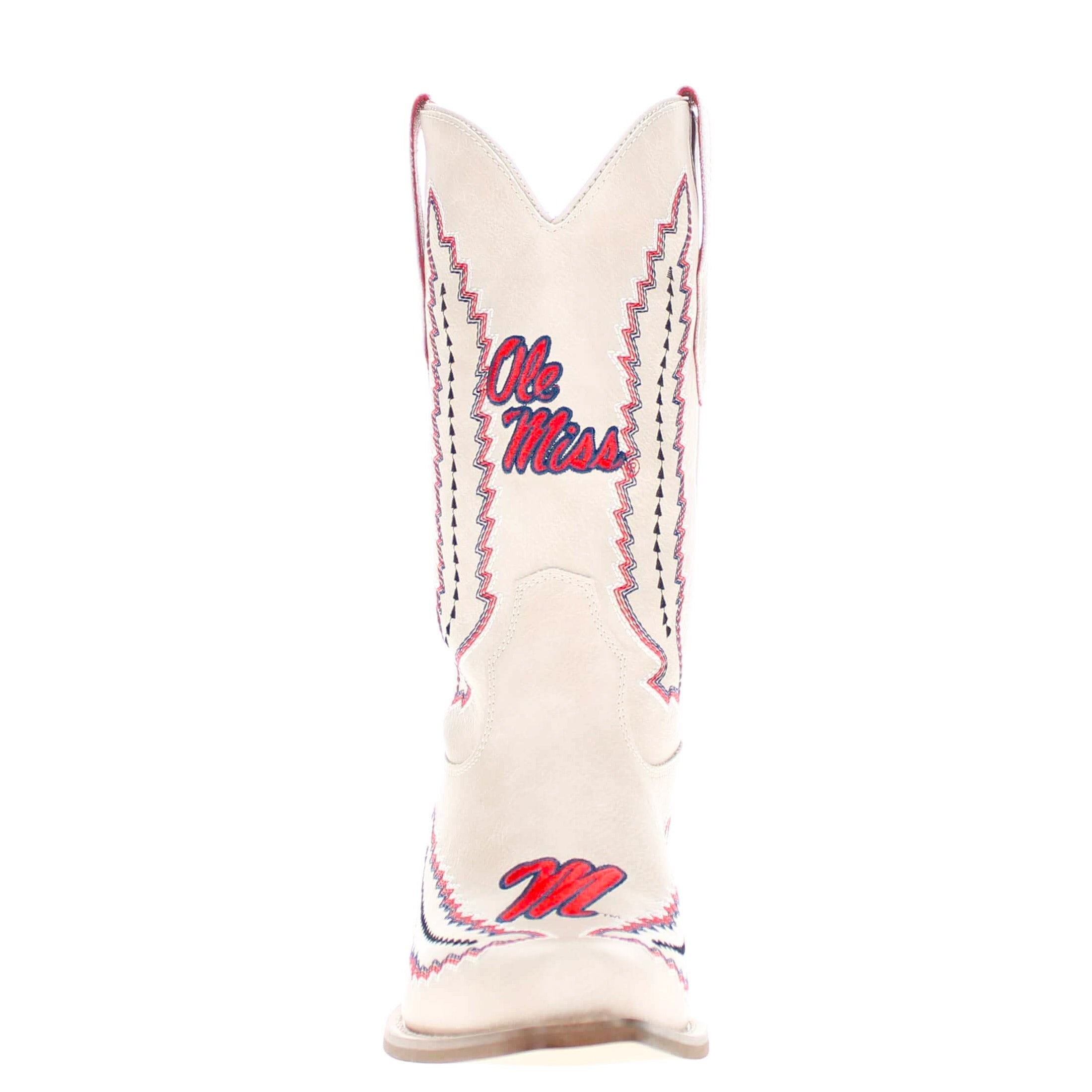 University of Mississippi Mimi Short Bone Boot By V By Vaccari