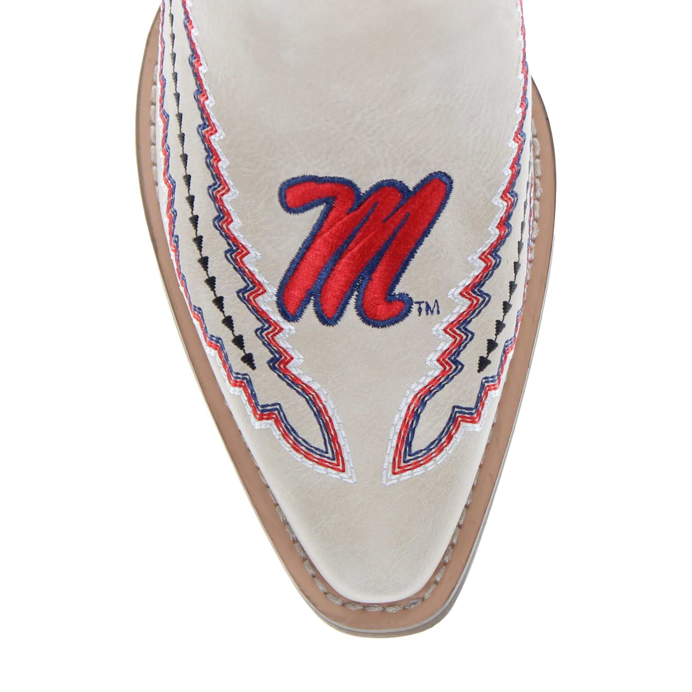 University of Mississippi Mimi Short Bone Boot By V By Vaccari